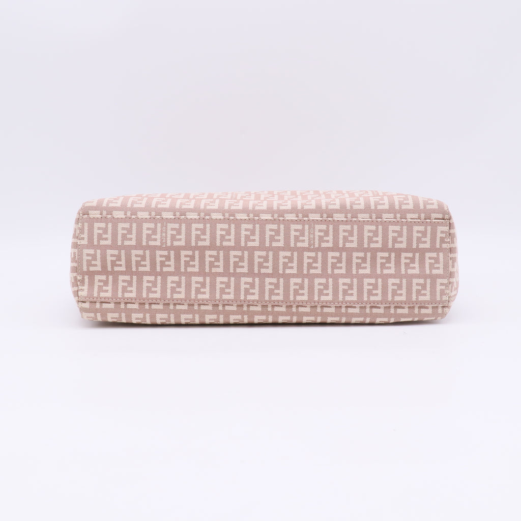 Fendi Zucchino FF Canvas Tote Bag twins B23335