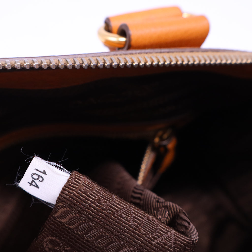 Front Zip Convertible Satchel Vitello Phenix Medium B21168