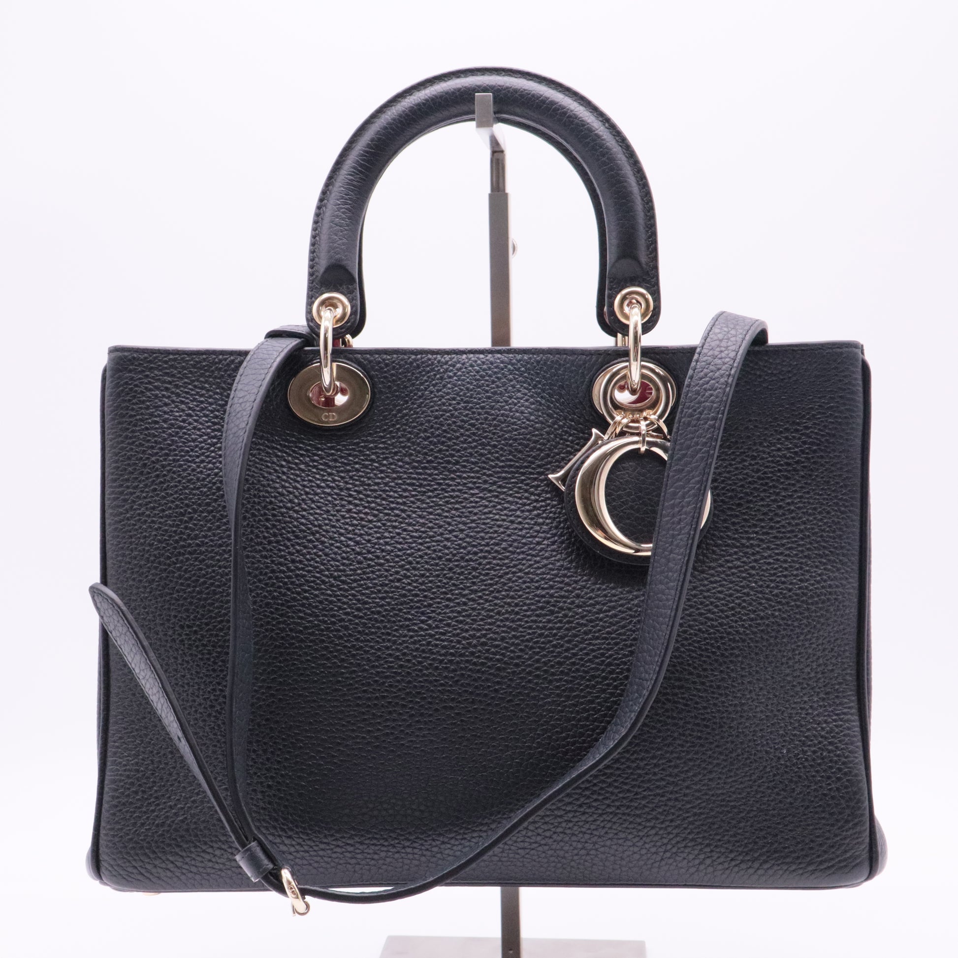 Diorissimo Tote Pebbled Leather Medium