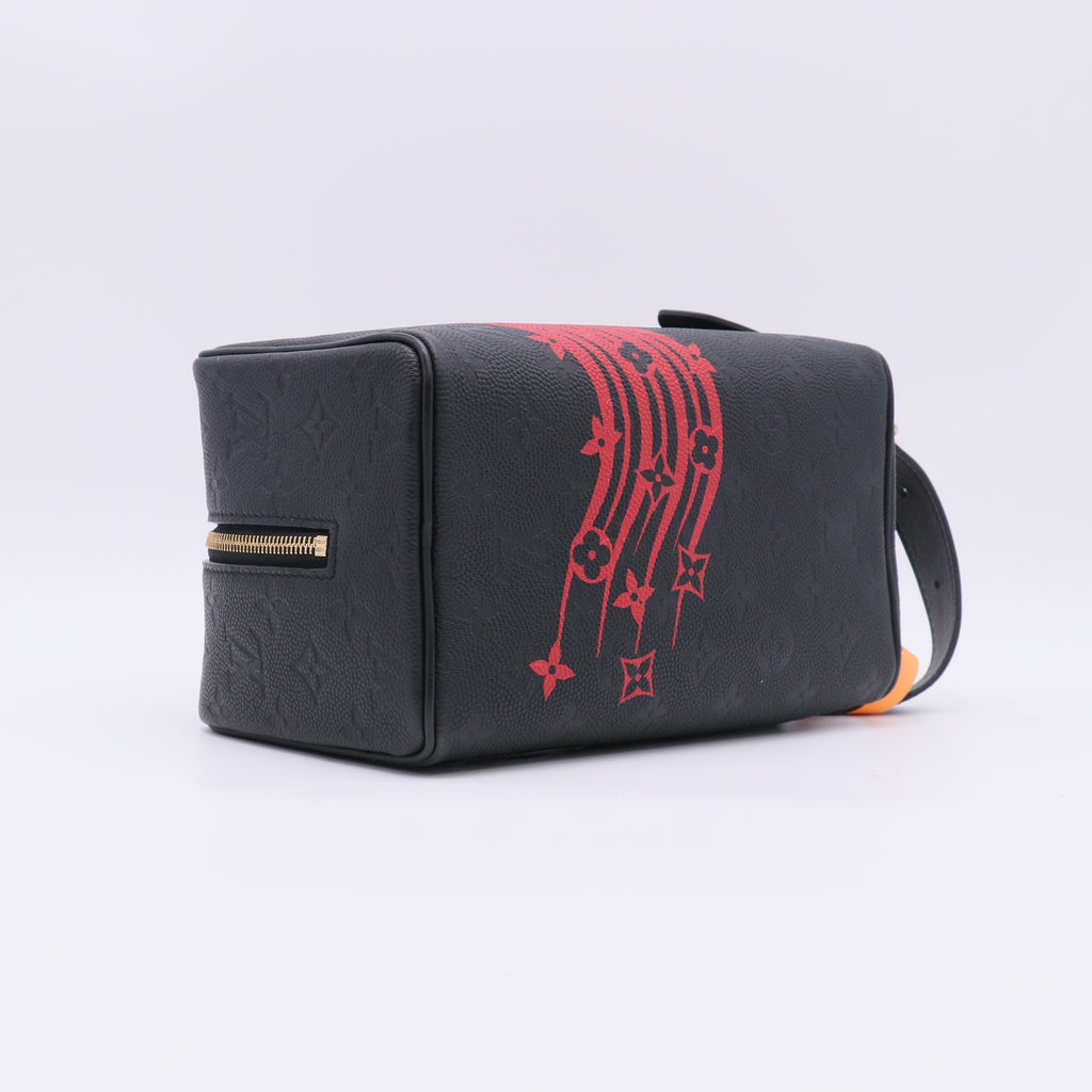 Louis Vuitton x NBA Monogram Embossed Cloakroom Dopp Kit Bag Twins LDZ534