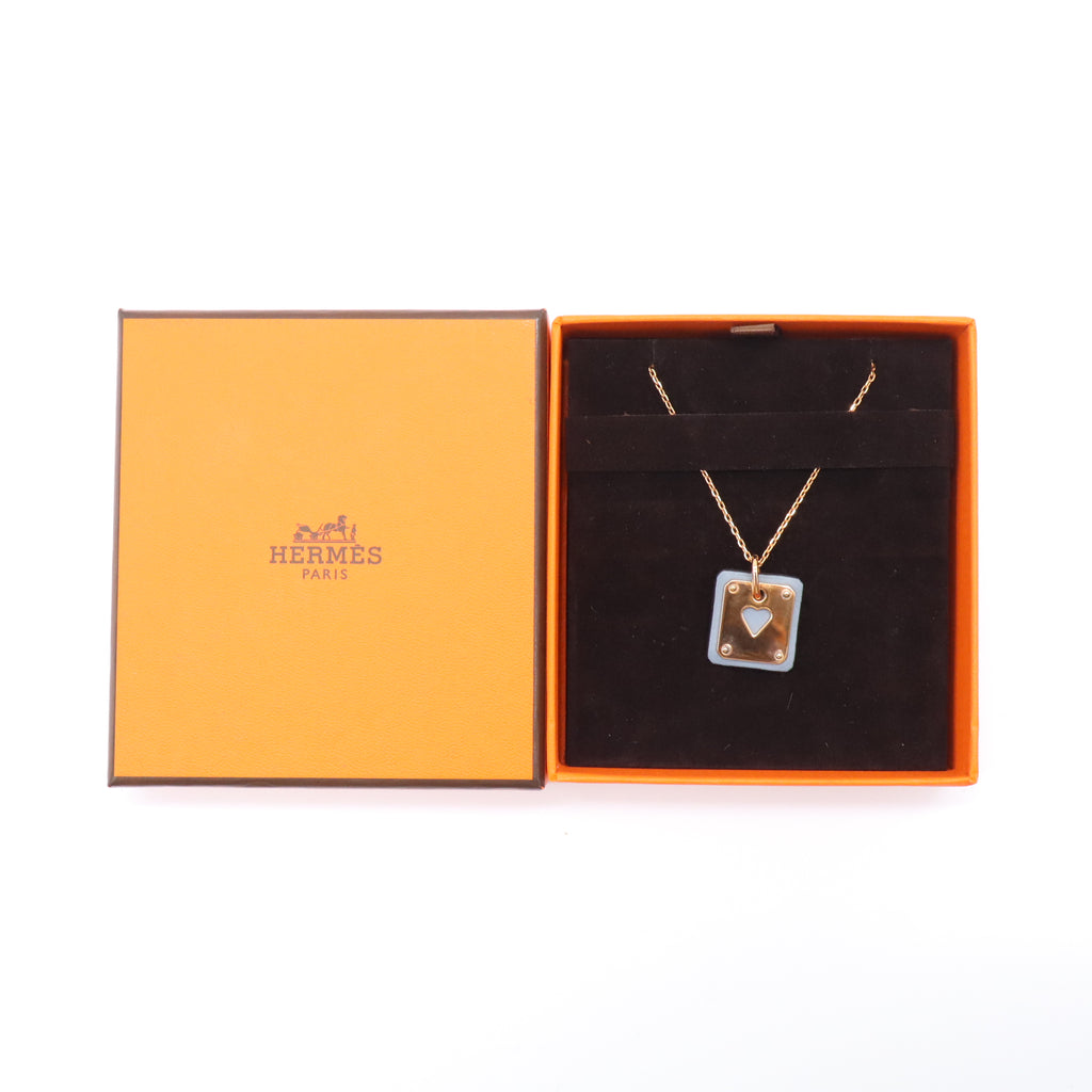 Hermes As de Coeur Pendant W21684