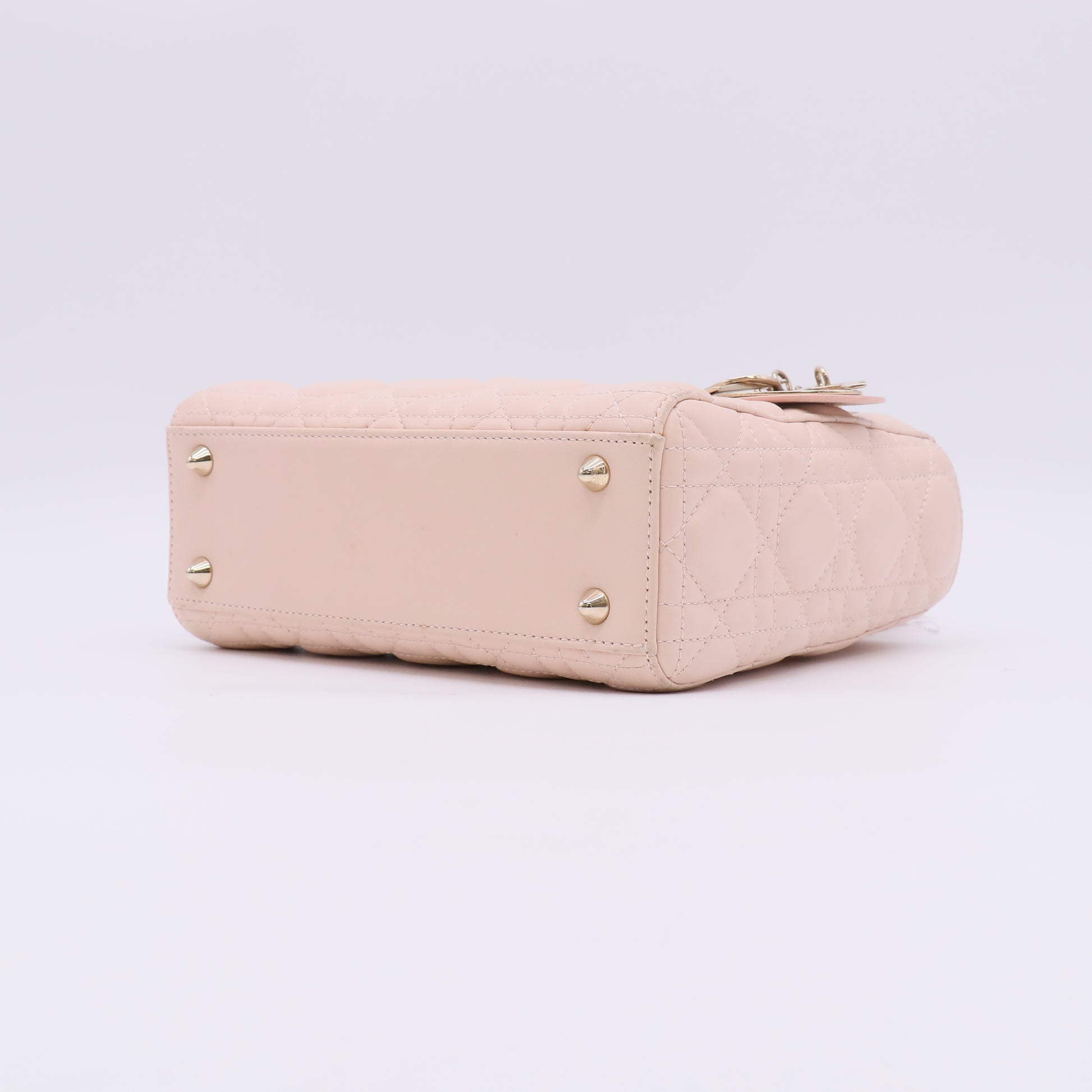 Christian Dior Lambskin Cannage Small My ABCDior Lady Dior Bag Twins LDZ531