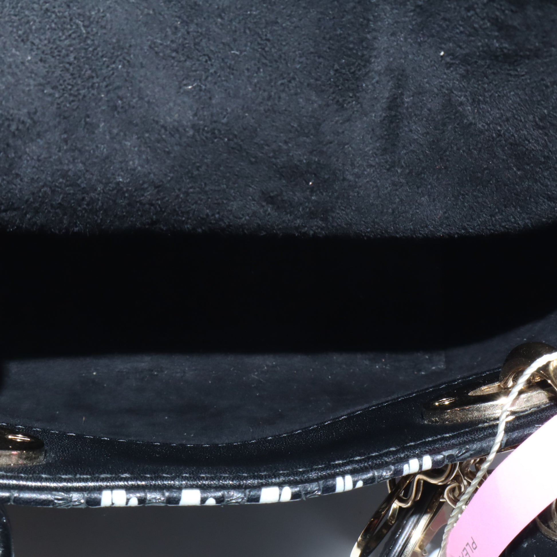 Christian Dior Mini Lady Dior Embroidered Leather Bag twins LDJ5086