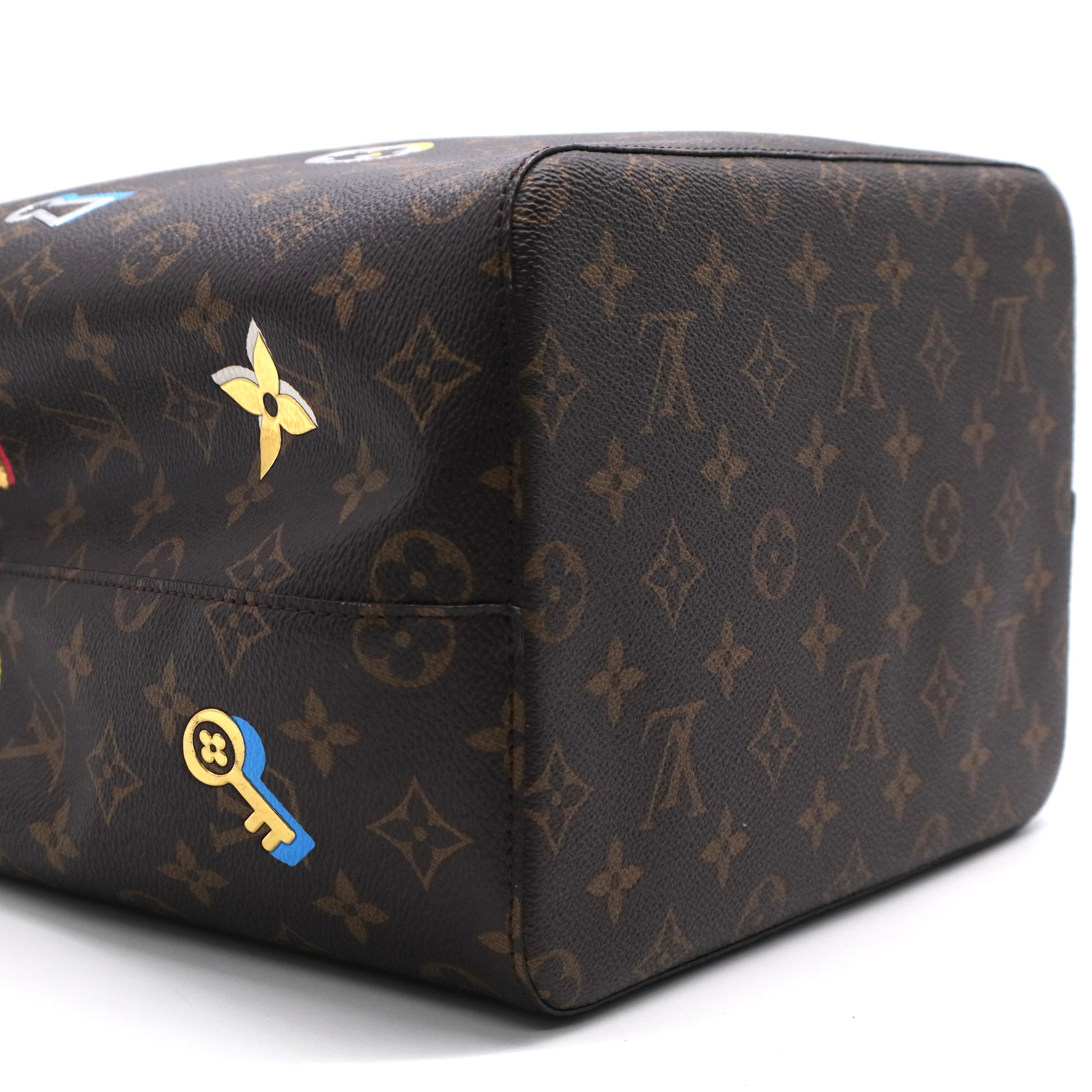 NeoNoe Handbag Limited Edition Love Lock Monogram Canvas TWINS LDJ3150