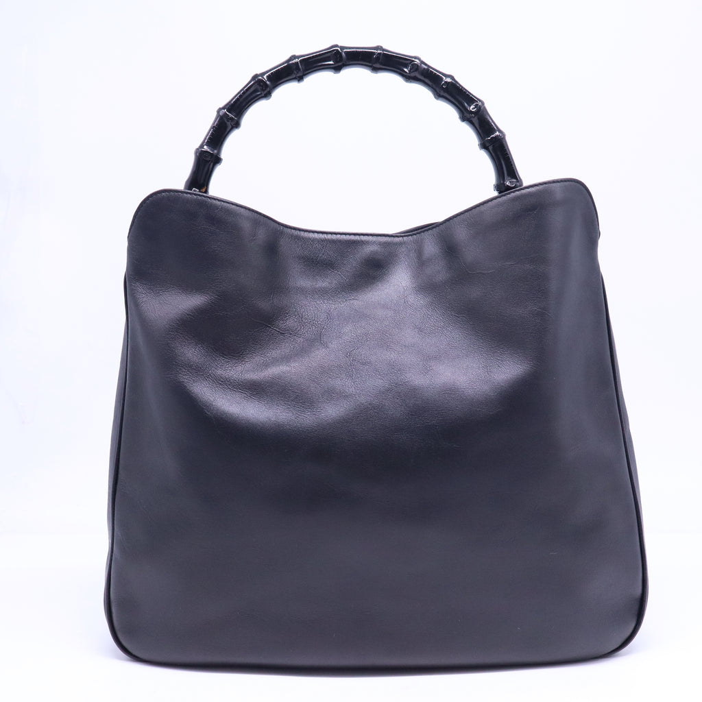 Gucci Bamboo Top Handle leather crossbody bag B21213