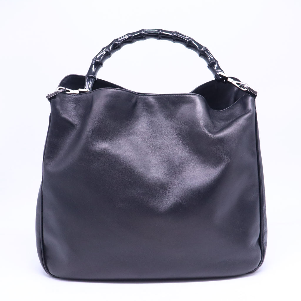 Gucci Bamboo Top Handle leather crossbody bag B21213