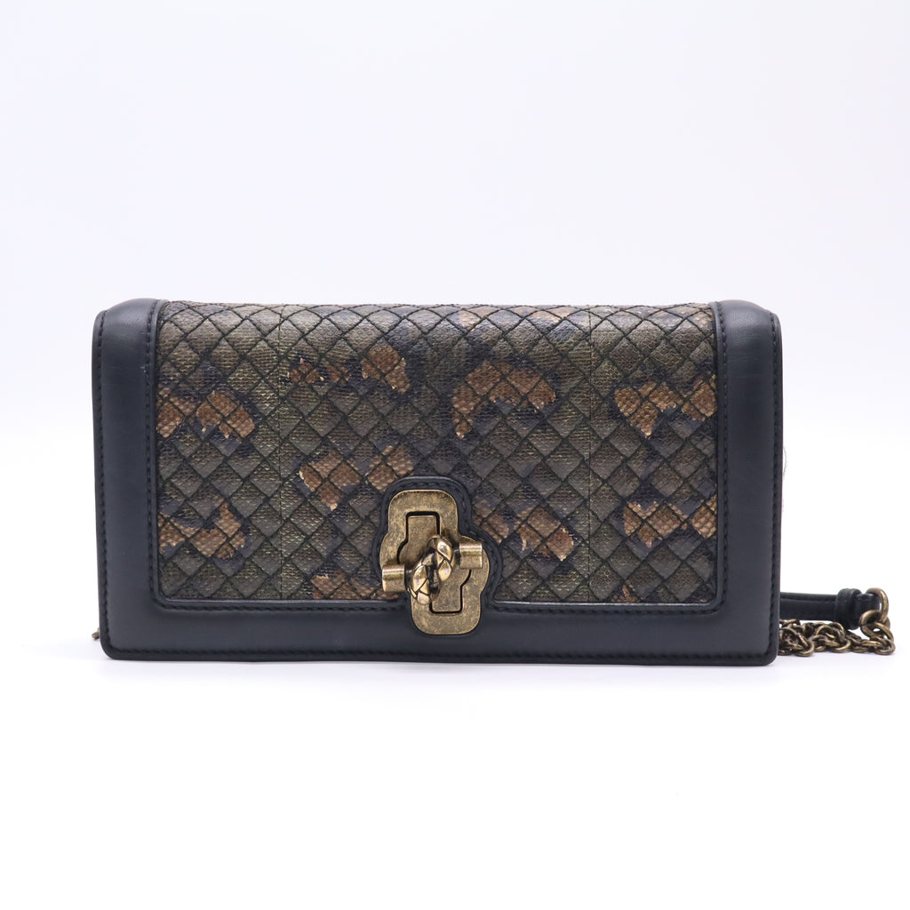 Bottega Veneta Olimpia Knot Chain Clutch twins LDJ5101