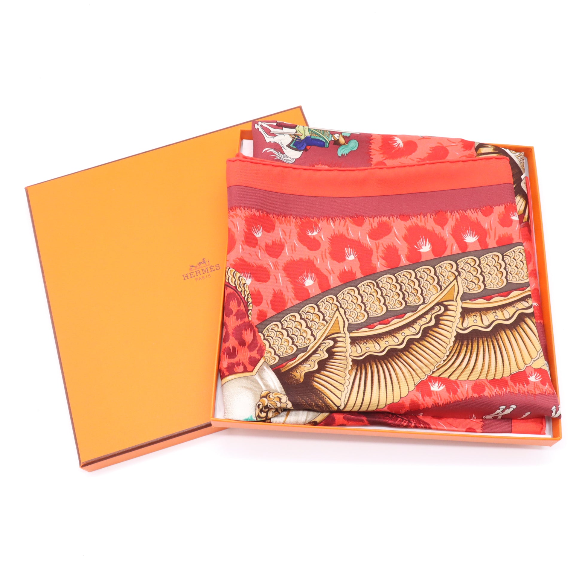 Hermes Plumes en Fete Silk Scarf  W21710