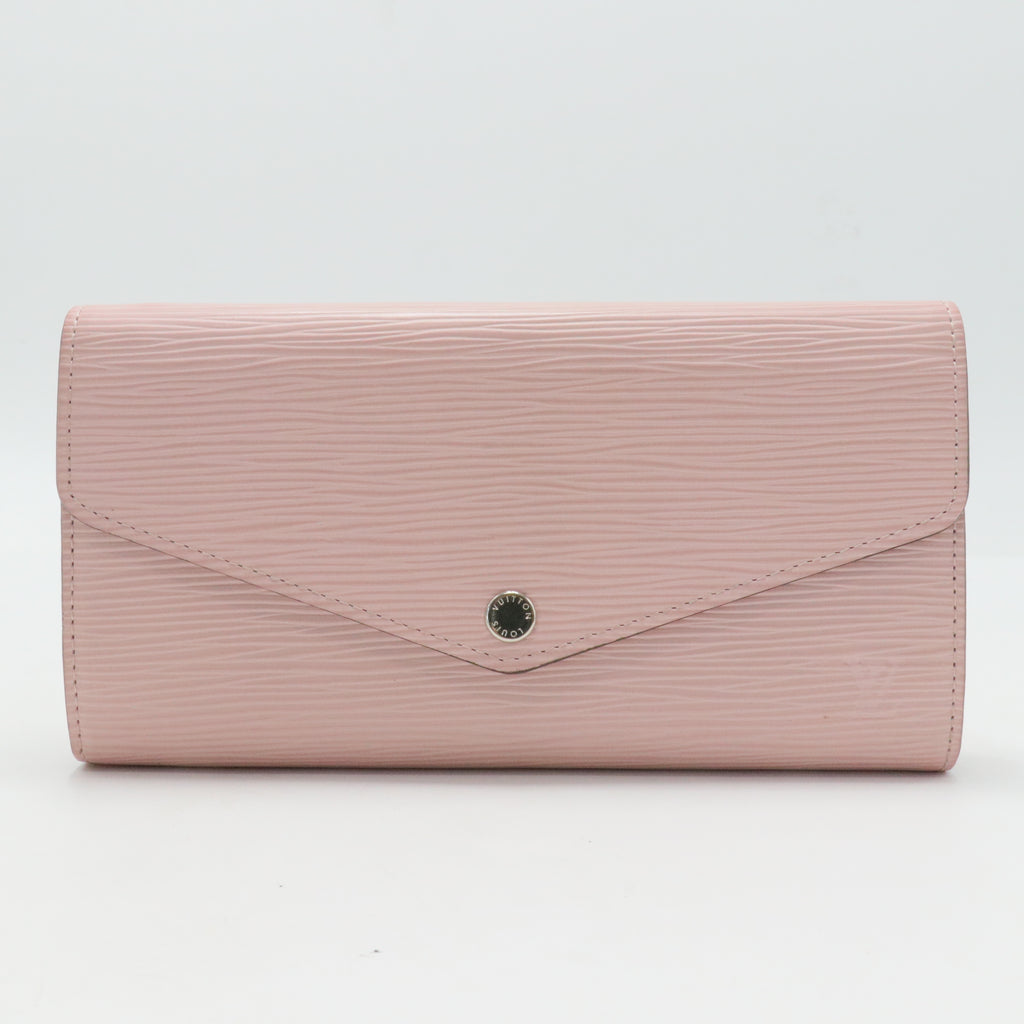 Epi Sarah Wallet NM Rose Nacre