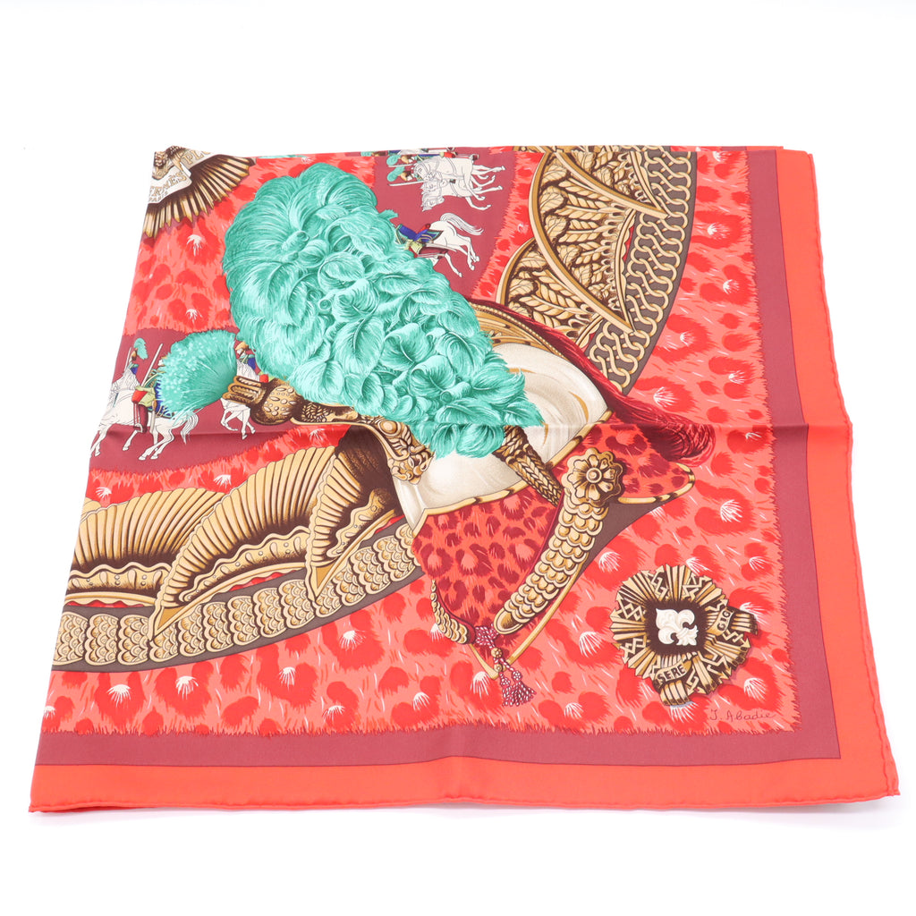 Hermes Plumes en Fete Silk Scarf  W21710