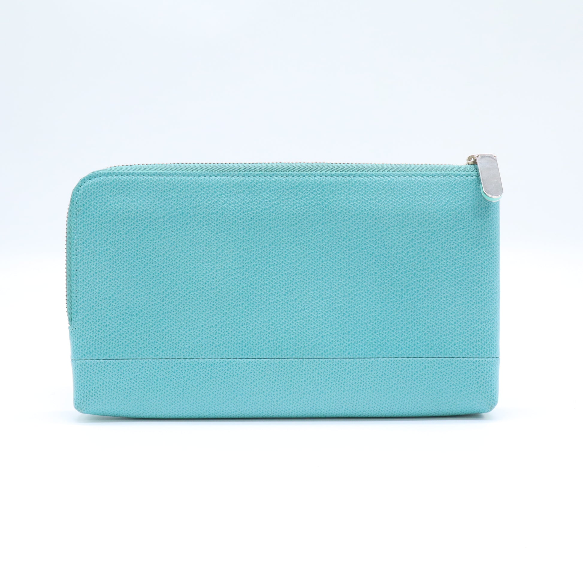 Tiffany & Co. Grain Leather Zip Around Wallet W22073