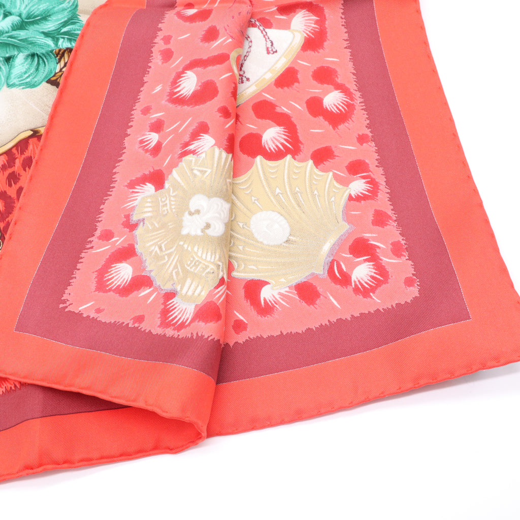 Hermes Plumes en Fete Silk Scarf  W21710