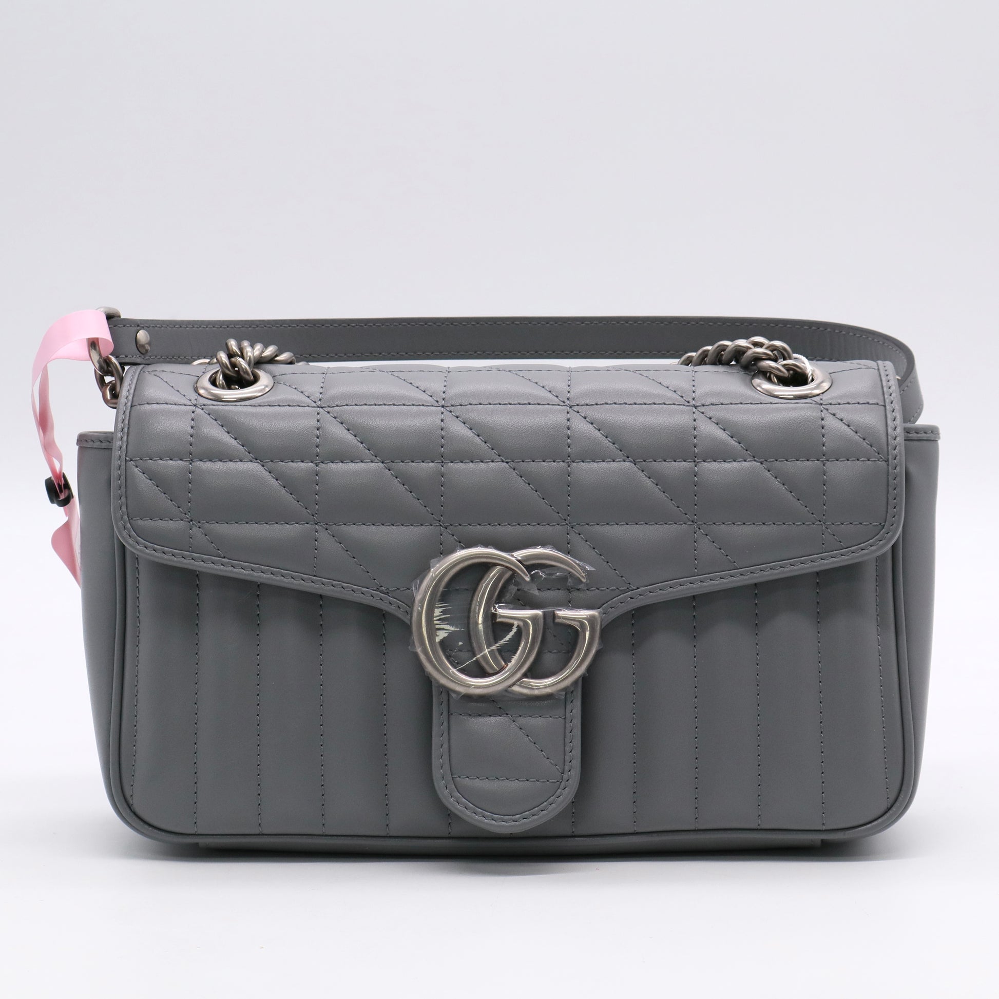 Gray GG Marmont Shoulder Bag TWINS LDJ3151