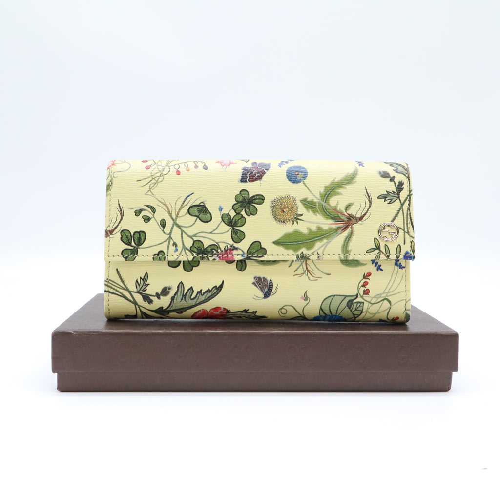 Gucci Flora Continental Wallet W22065