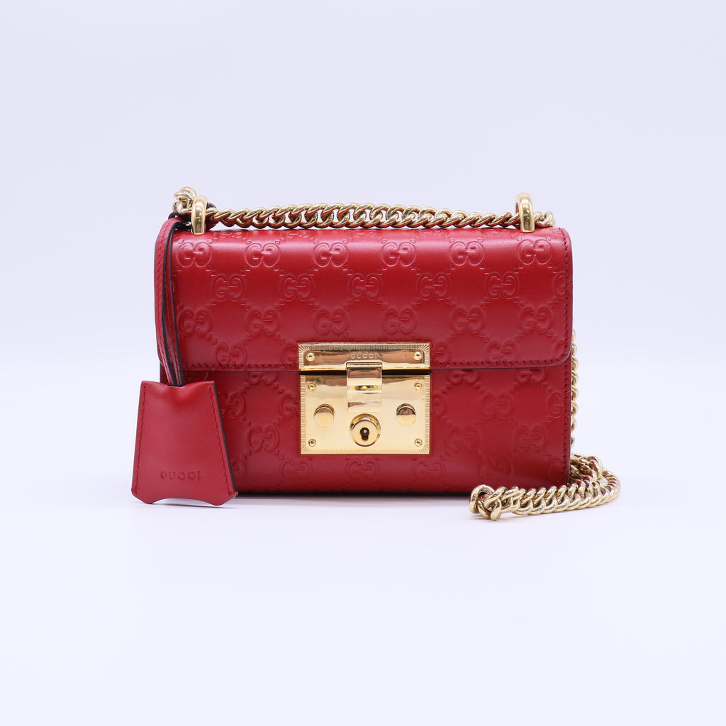 Padlock Shoulder Bag Guccissima Leather Small B21815