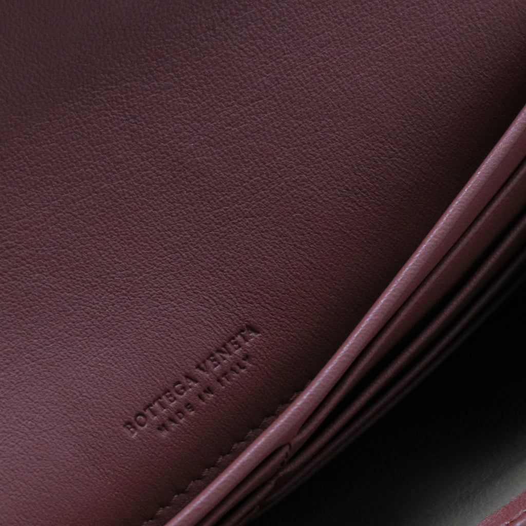 Nappa Intrecciato Continental Wallet Pompei