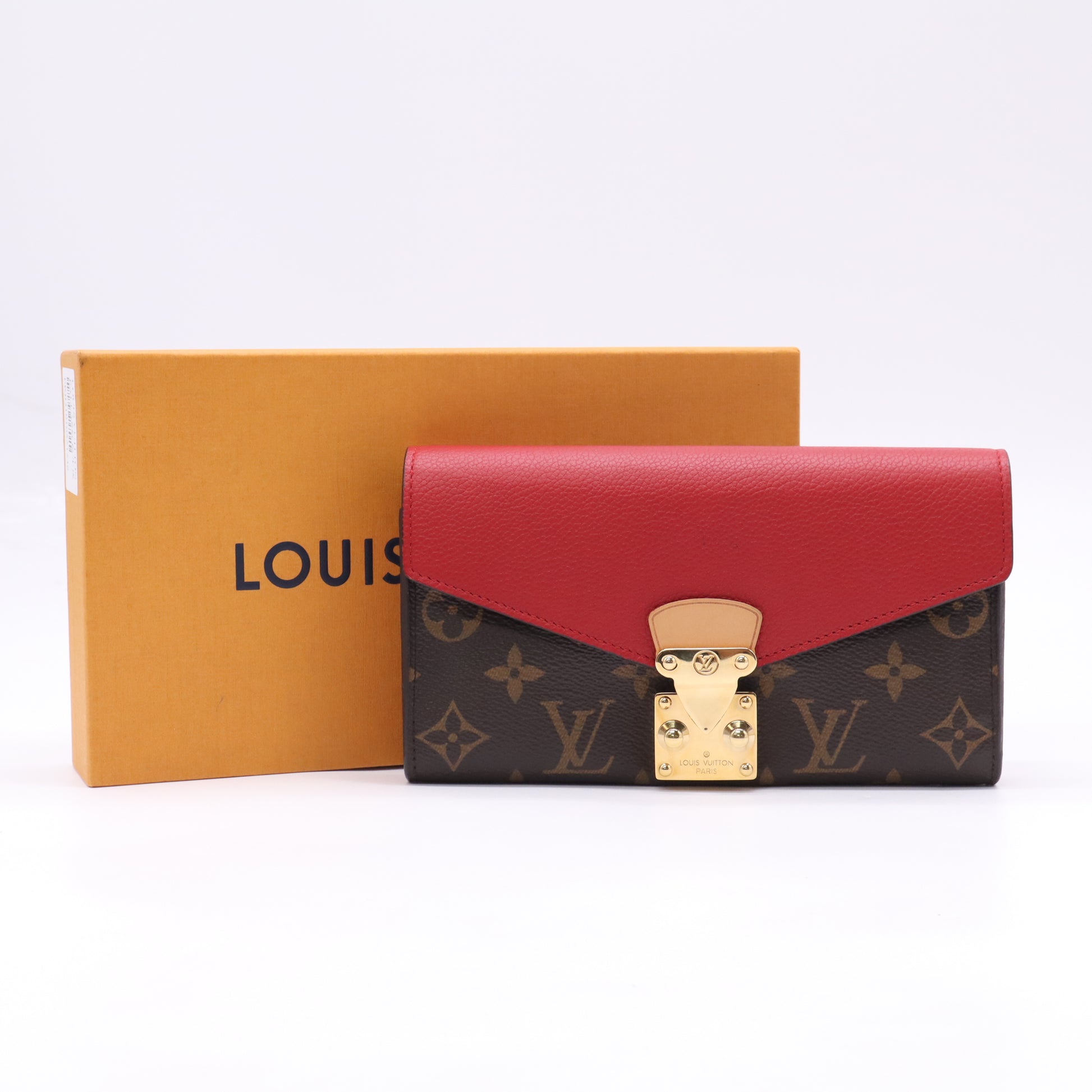 Louis Vuitton Monogram Pallas Long Wallet twins LDJ5096