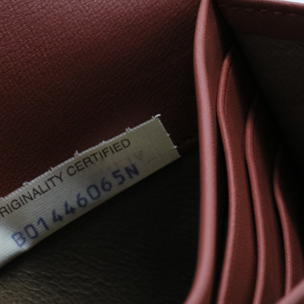 Nappa Intrecciato Continental Wallet Pompei