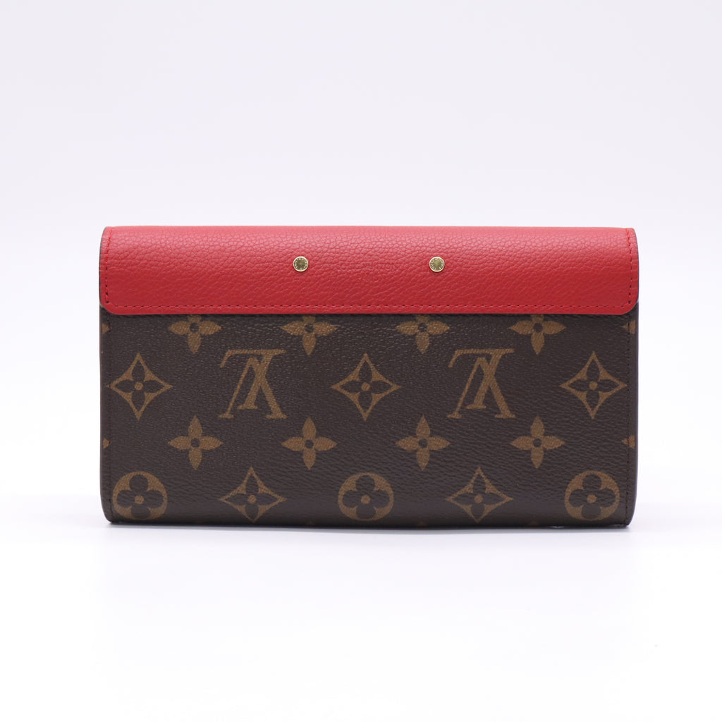 Louis Vuitton Monogram Pallas Long Wallet twins LDJ5096