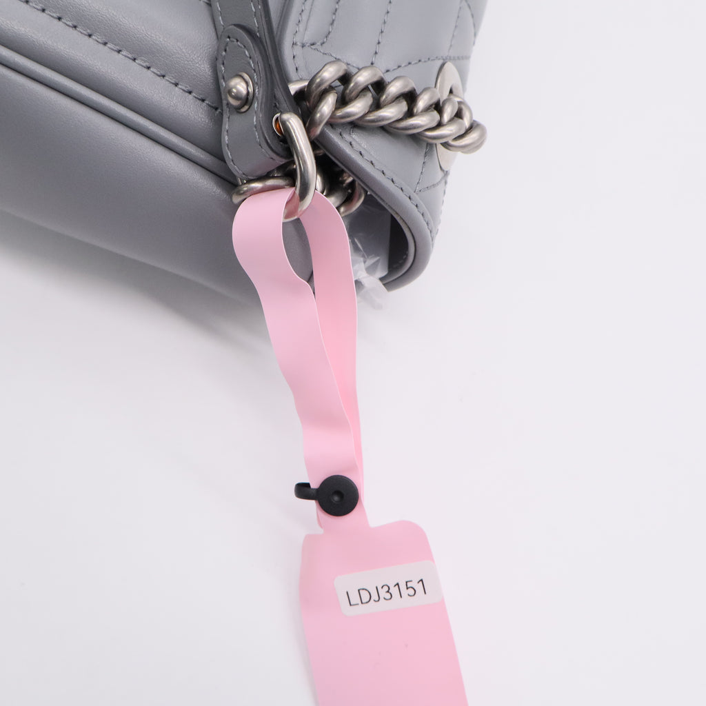 Gray GG Marmont Shoulder Bag TWINS LDJ3151