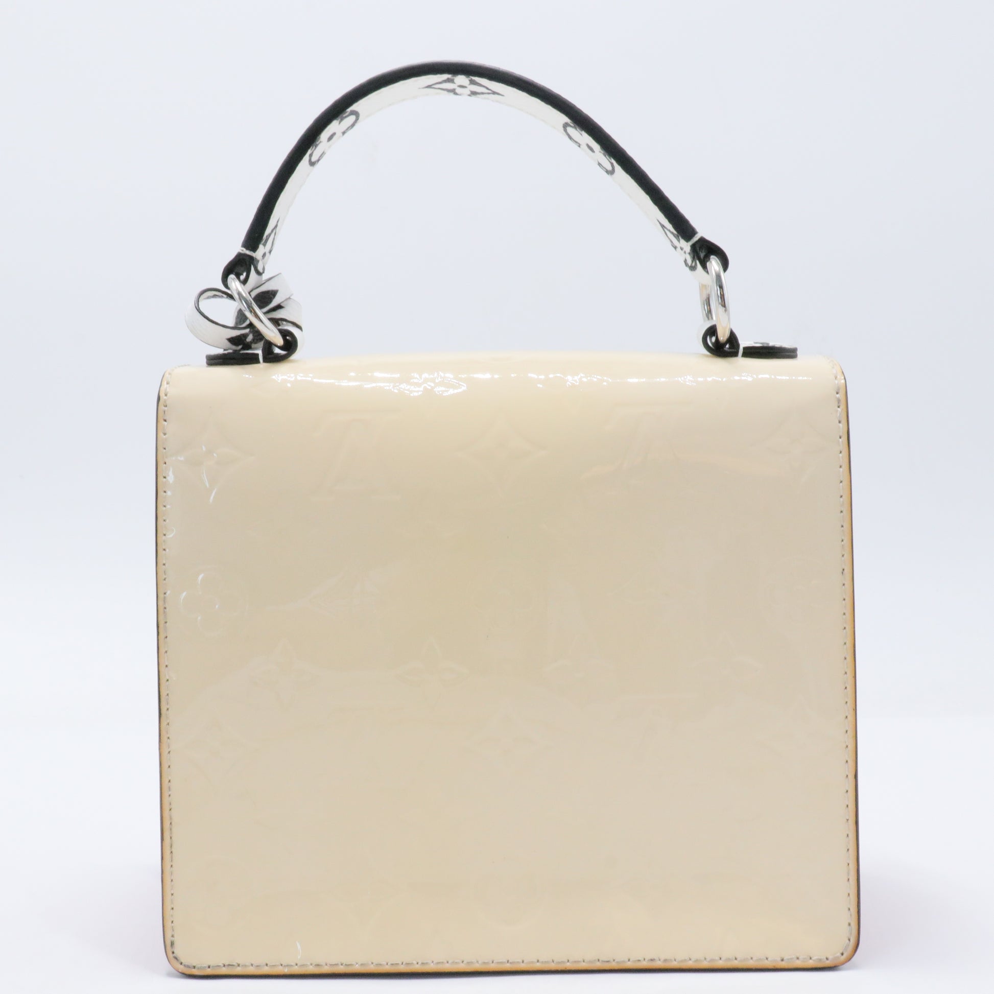 Spring Street NM Handbag Monogram Vernis with Monogram Canvas and Epi Leather