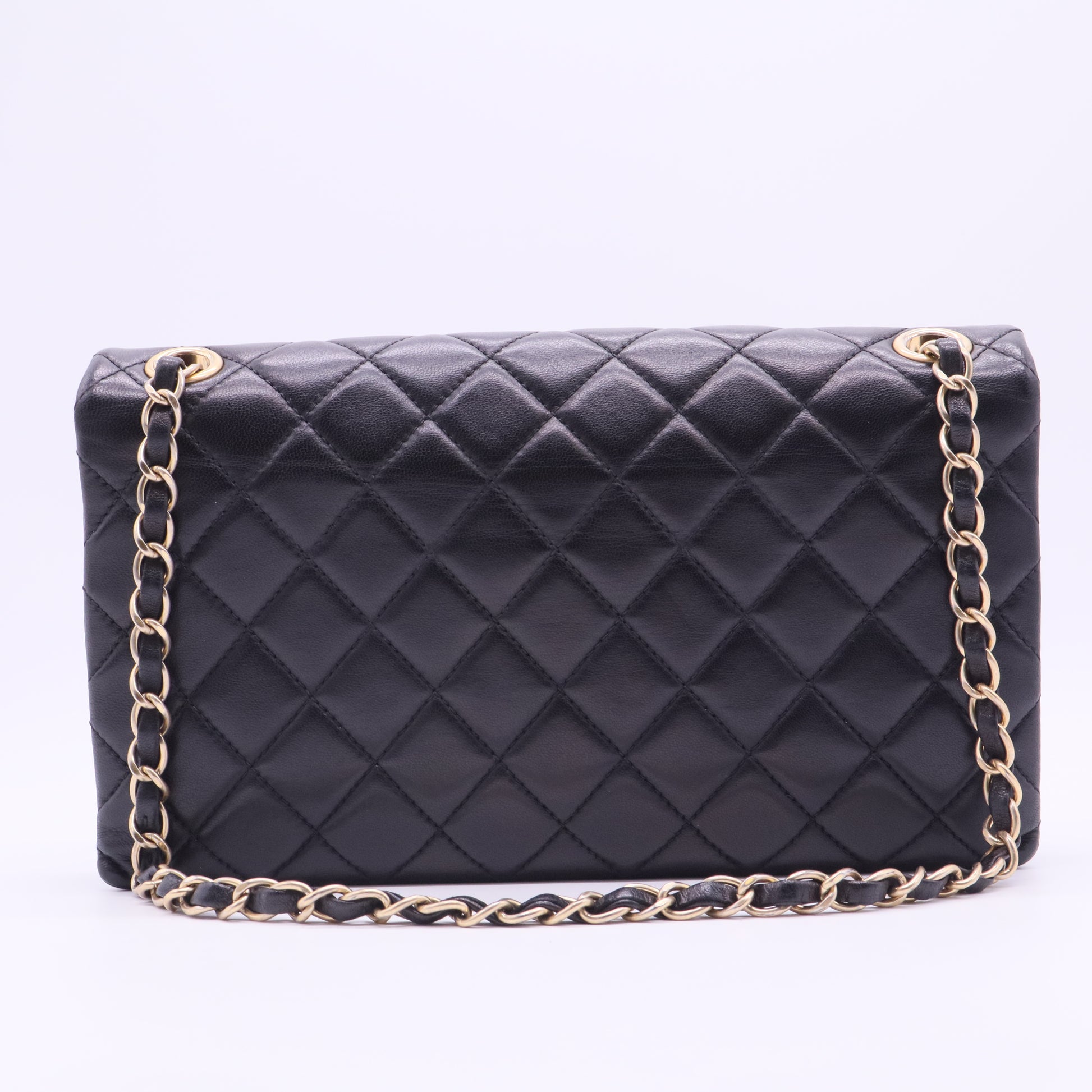 Pagoda Accordion Flap Bag Quilted Leather Medium