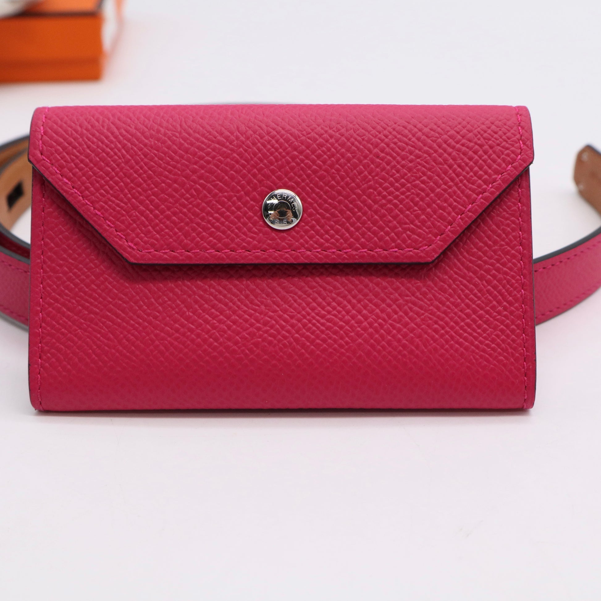 Hermes Rose Extreme Kelly Pocket Belt TWINS LDJ3147