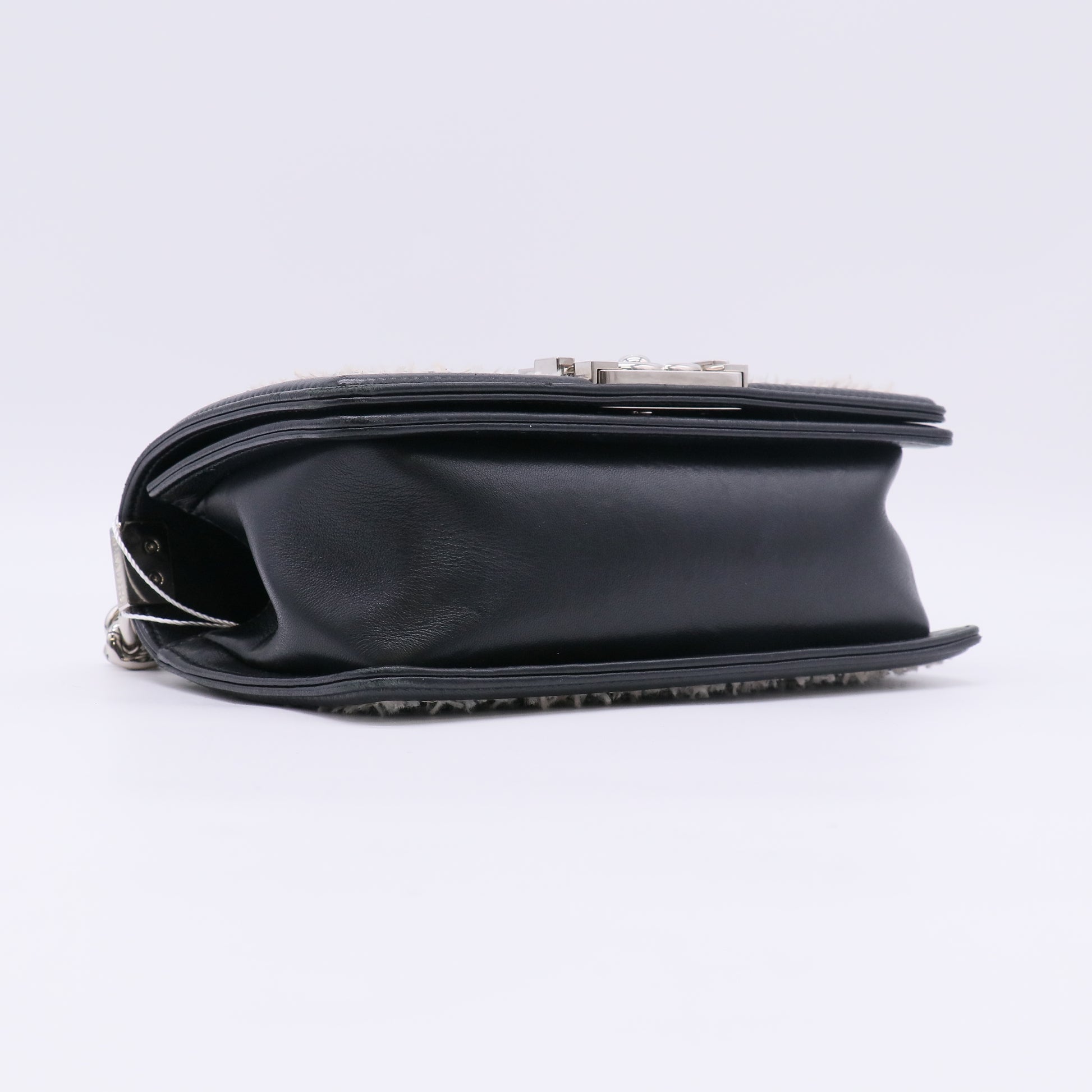 Chanel Sequin Stitch Calfskin Small Boy Flap Bag Twins LDZ535