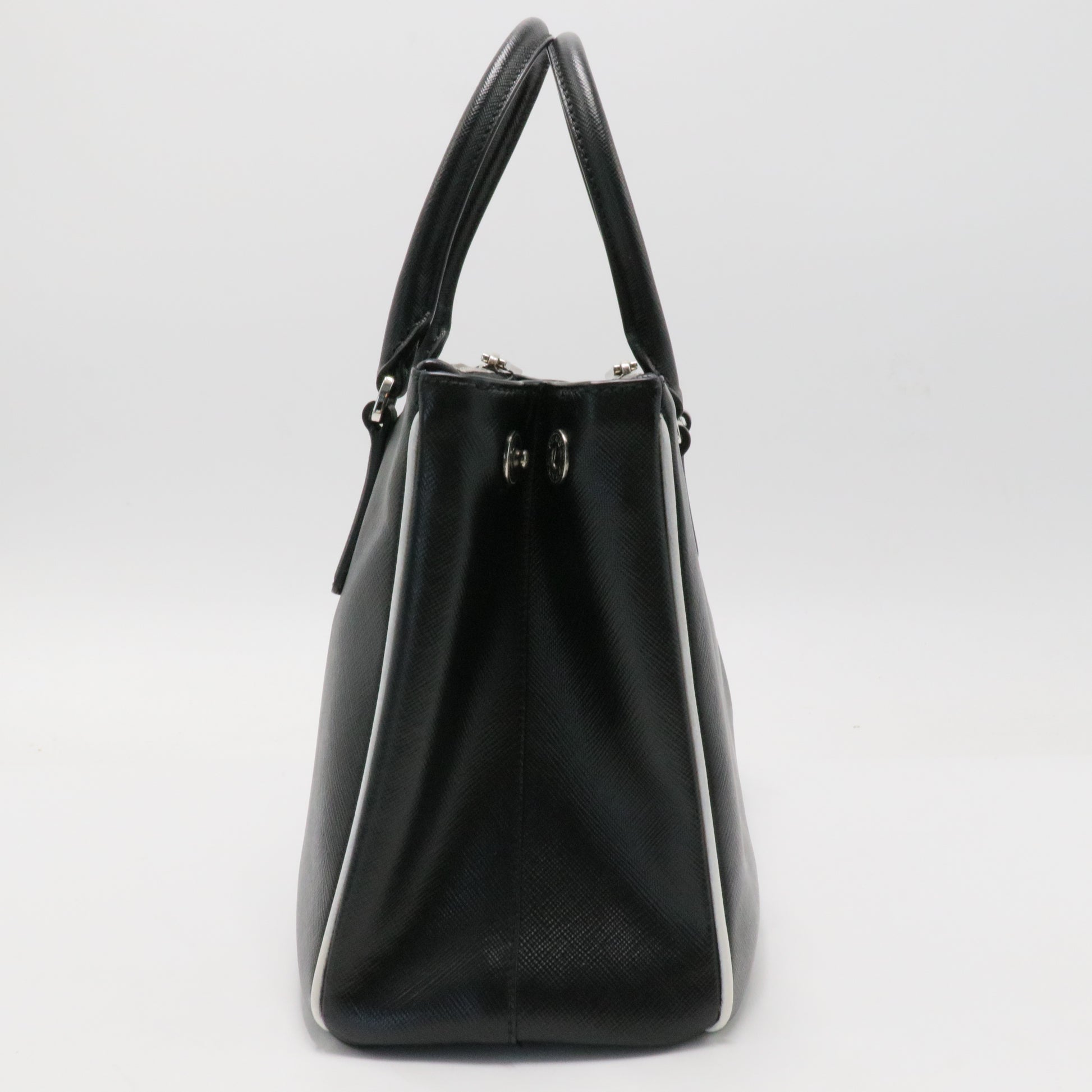 Galleria Double Zip Tote Saffiano Leather Small