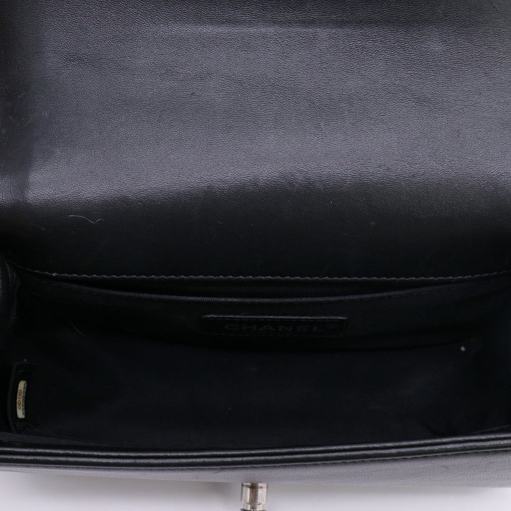 Chanel Sequin Stitch Calfskin Small Boy Flap Bag Twins LDZ535