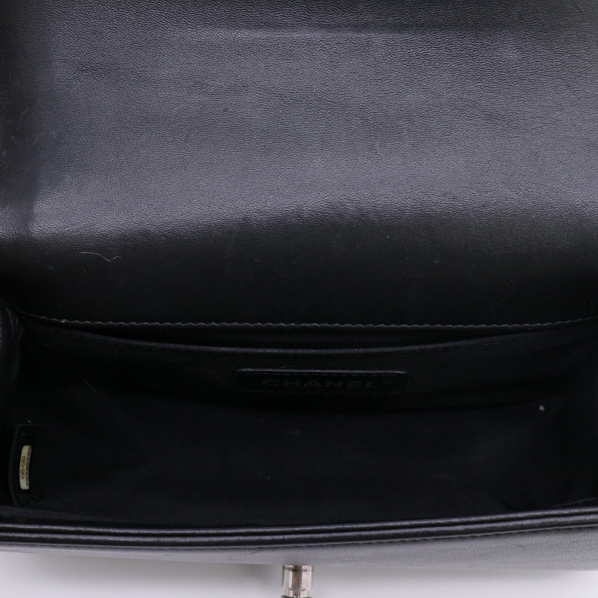 Chanel Sequin Stitch Calfskin Small Boy Flap Bag Twins LDZ535