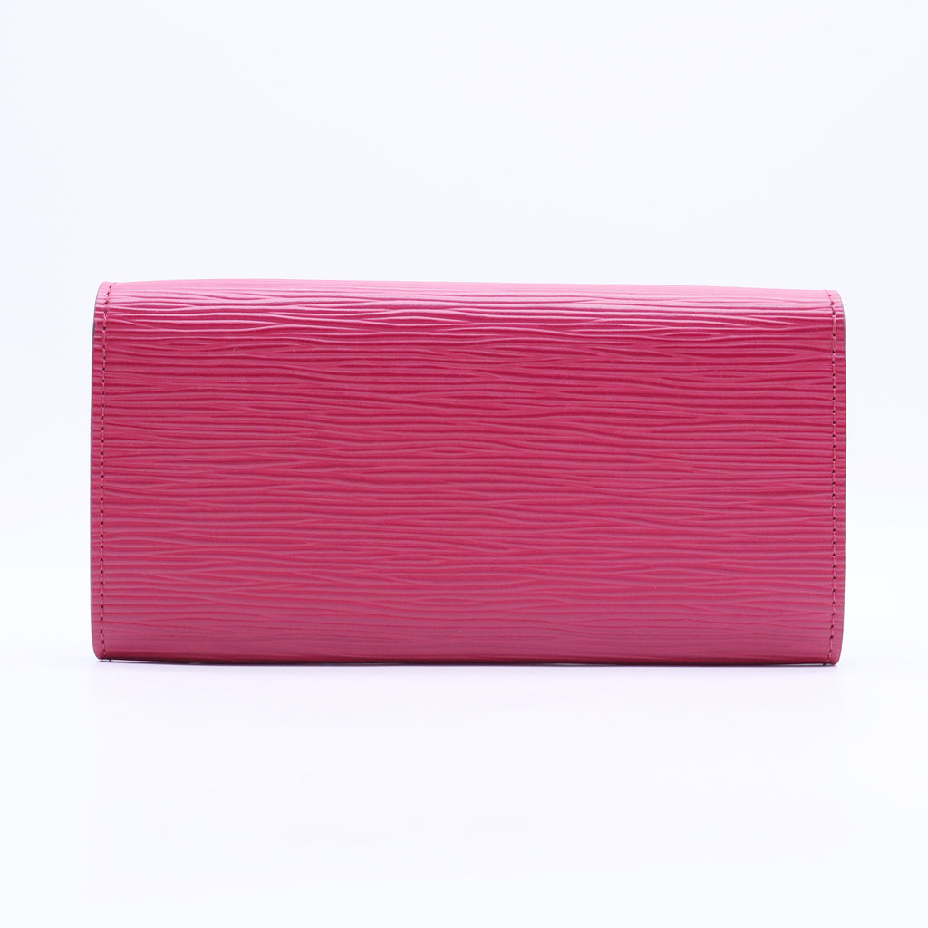 Fuchsia Epi Leather Sarah NM3 Wallet W20382