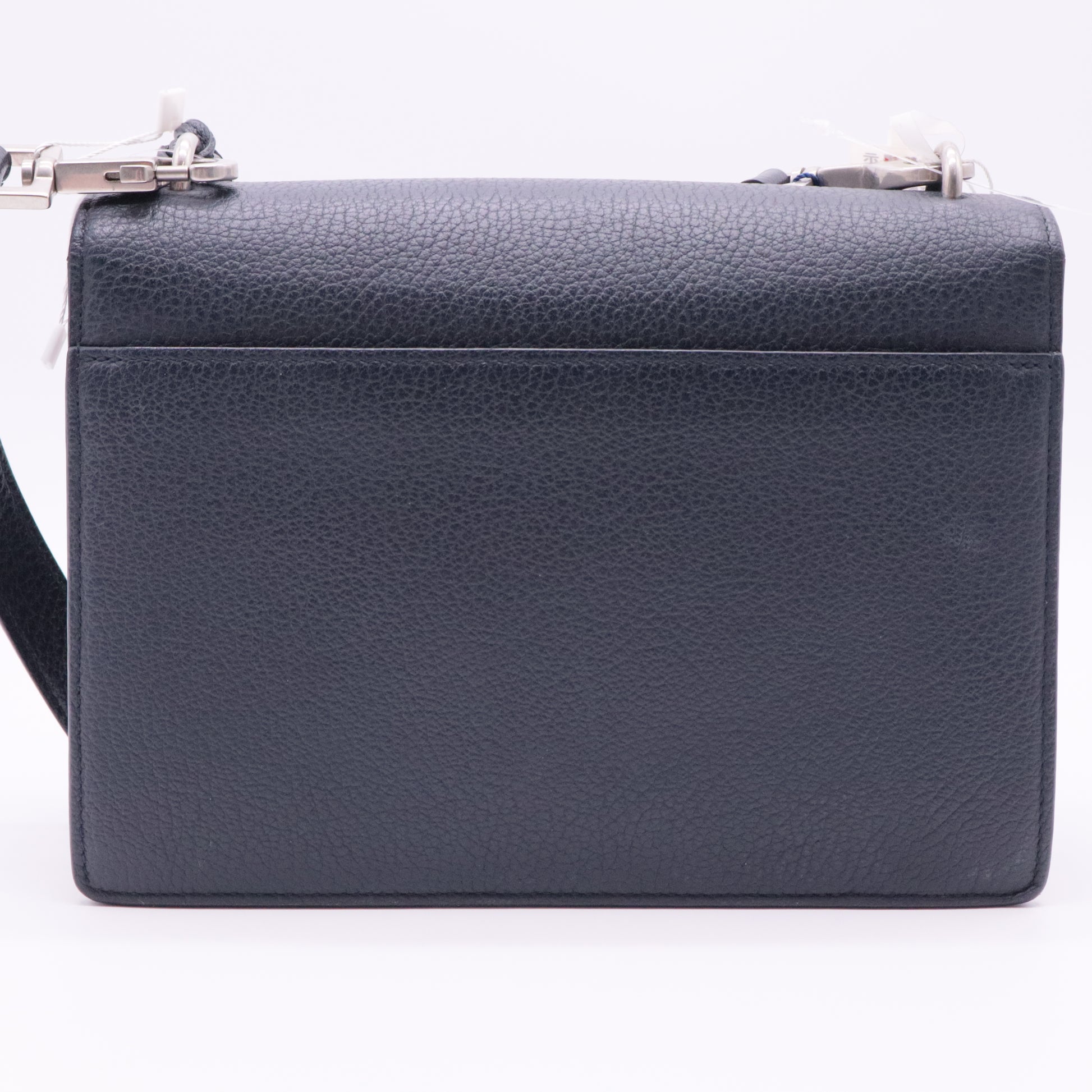 Grained Calfskin Medium Monogram Sunset Satchel twins