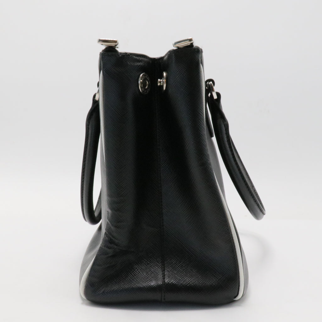 Galleria Double Zip Tote Saffiano Leather Small