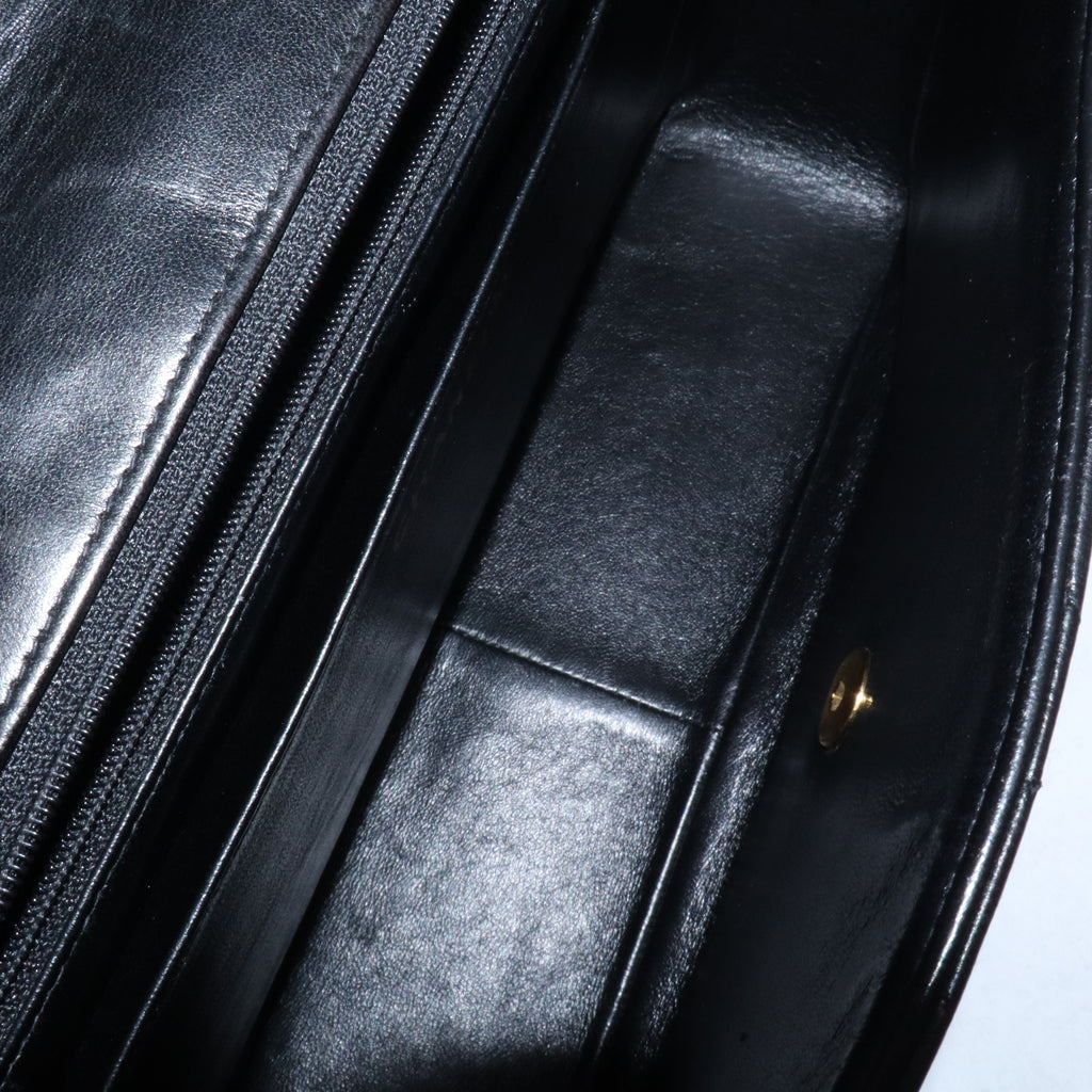 CHANEL Vintage Black Lambskin Maxi Classic Flap Bag B21263