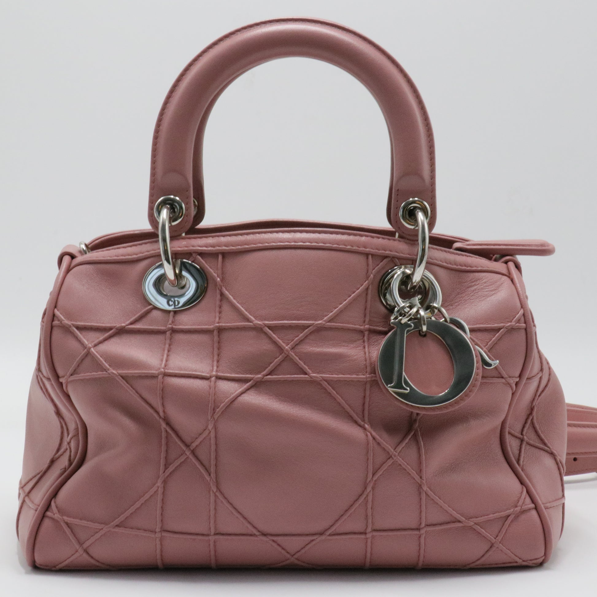 Granville Satchel Cannage Quilt Leather Small