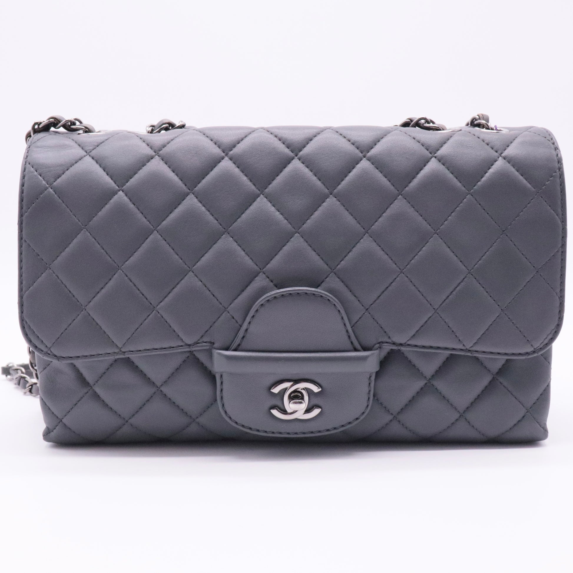 Coco Loop Flap Bag Quilted Lambskin Jumbo twins