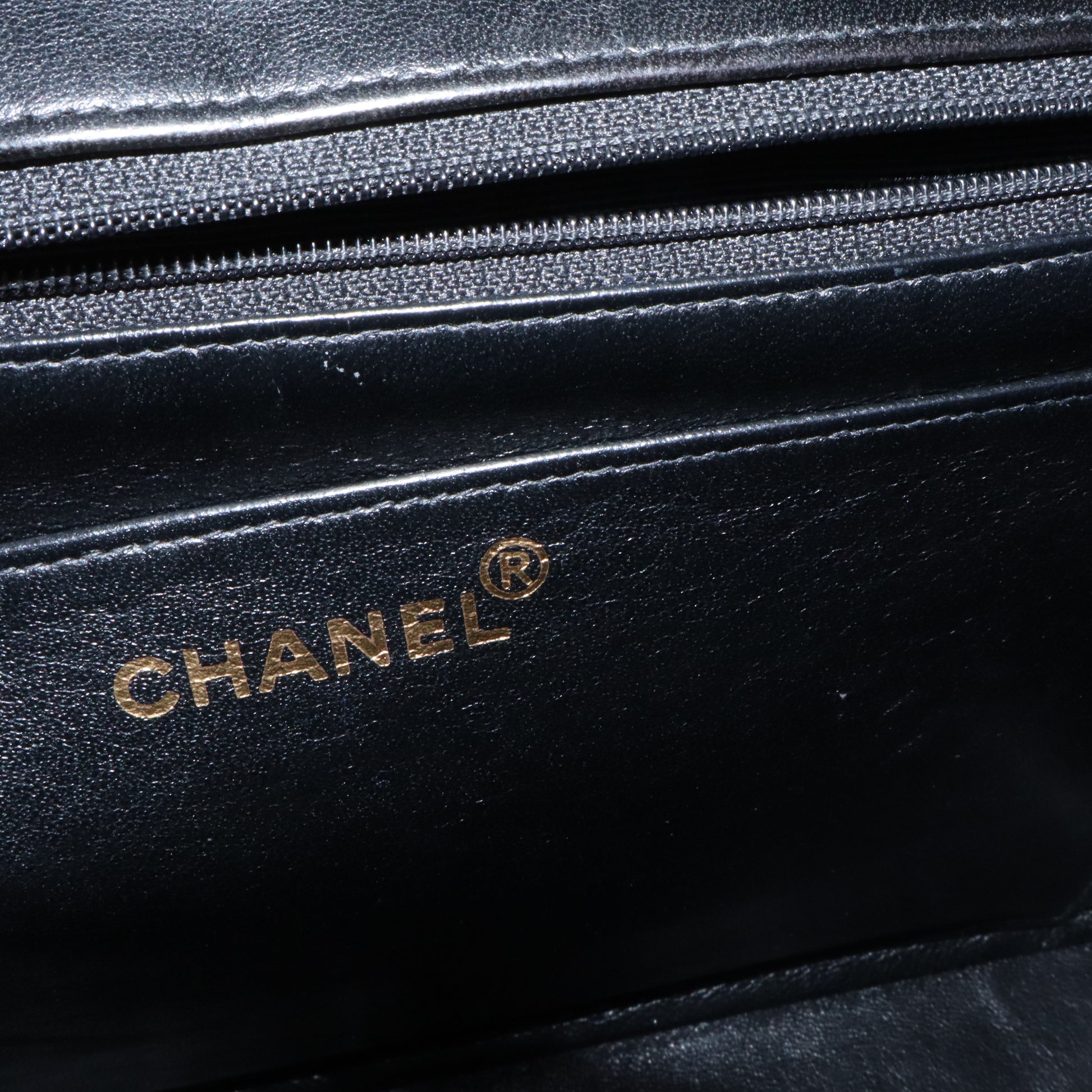 CHANEL Vintage Black Lambskin Maxi Classic Flap Bag B21263