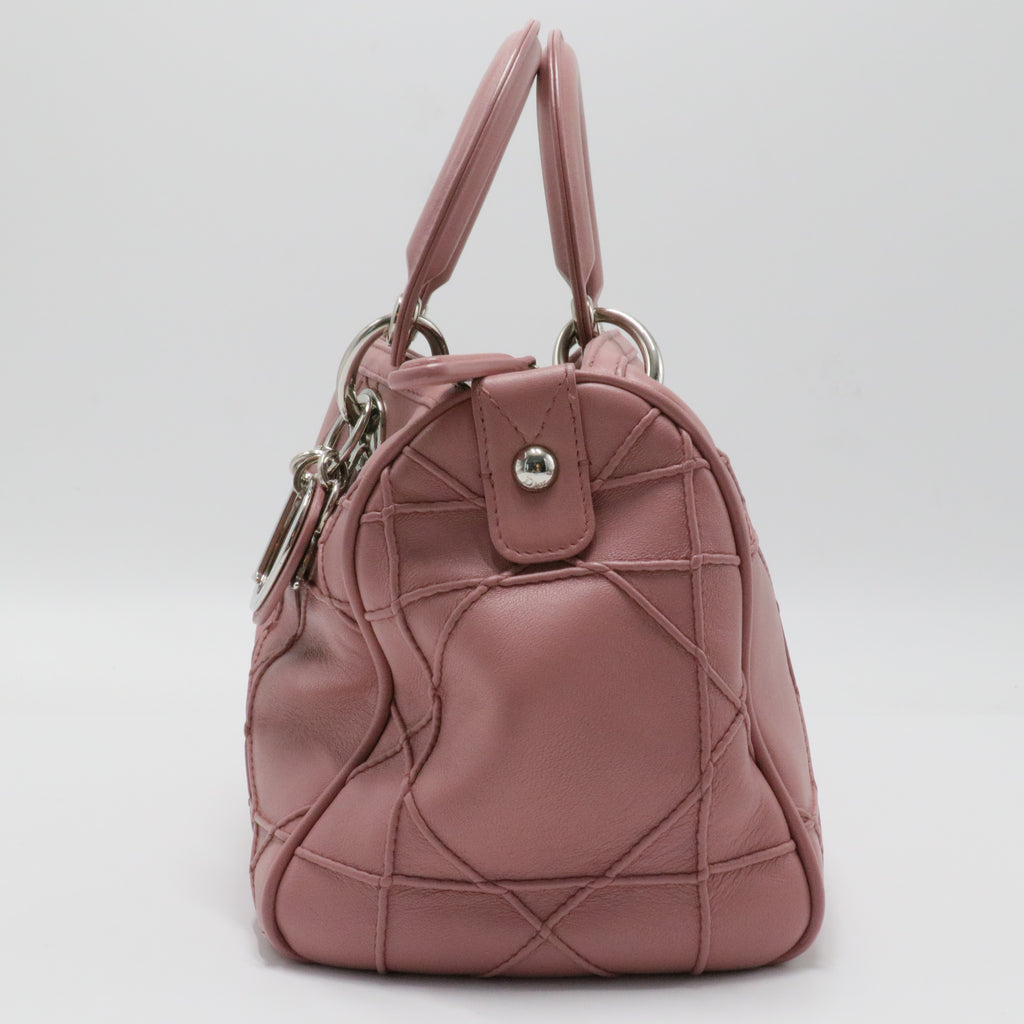 Granville Satchel Cannage Quilt Leather Small