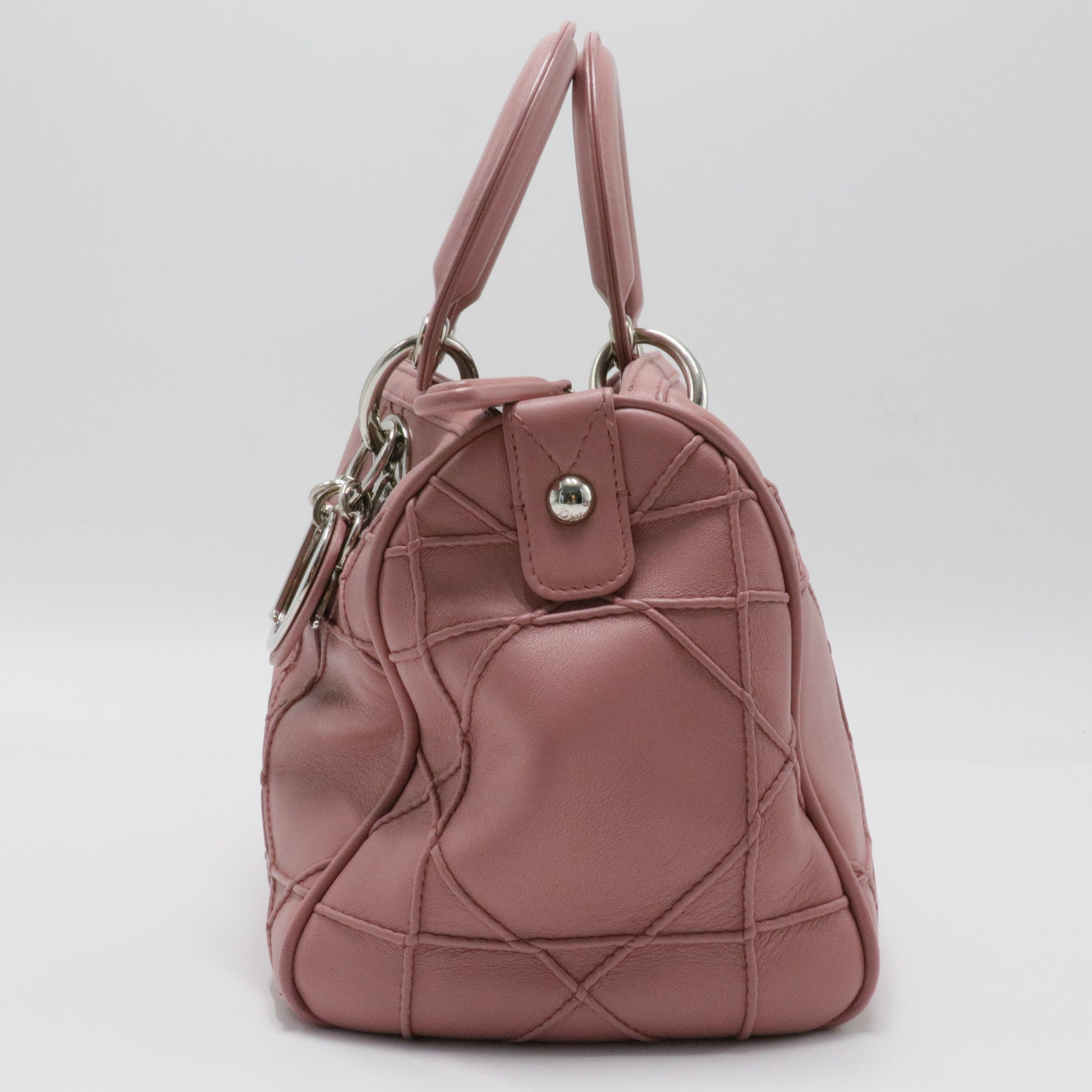 Granville Satchel Cannage Quilt Leather Small