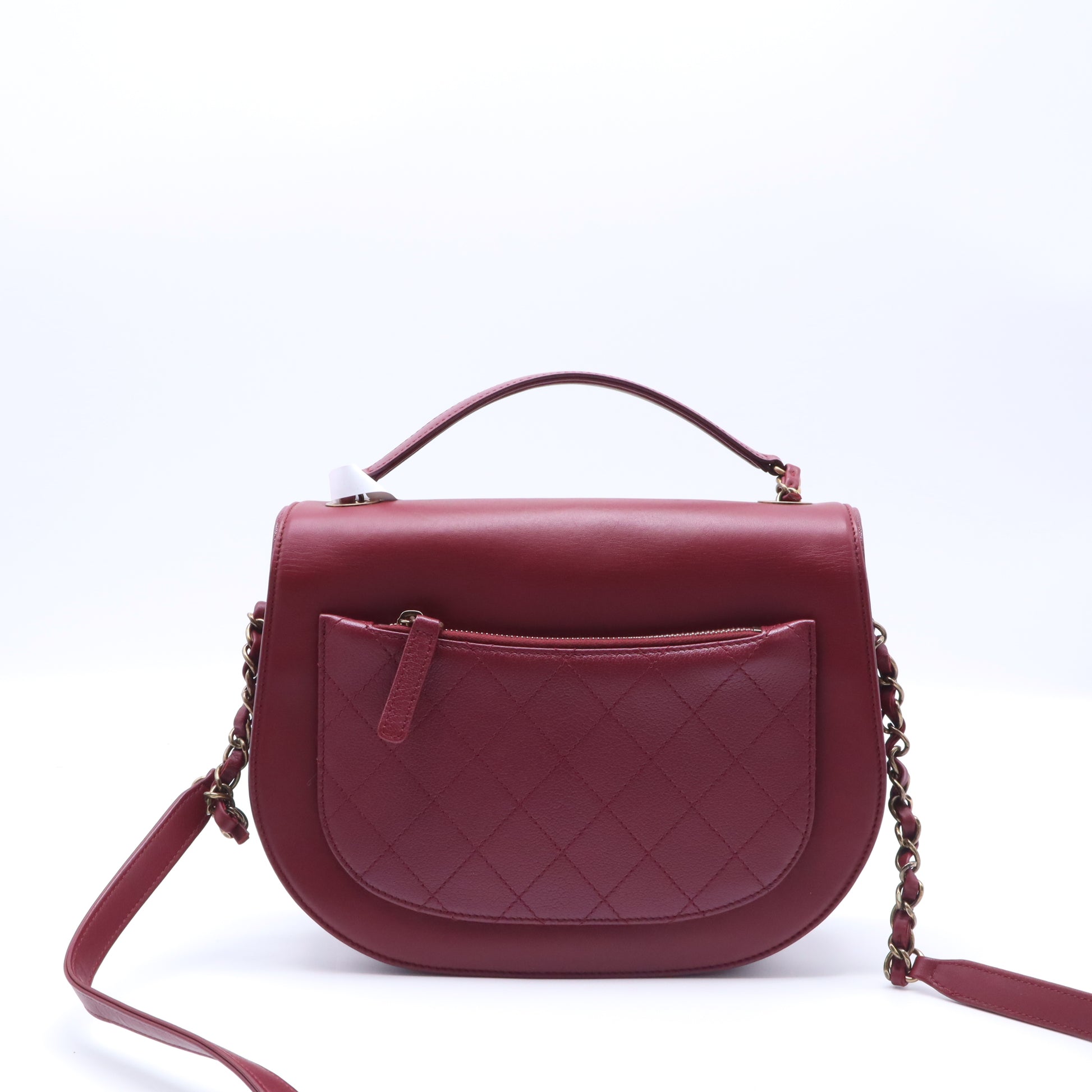 Coco Curve Flap Messenger Calfskin and Quilted Goatskin Medium twins B22341