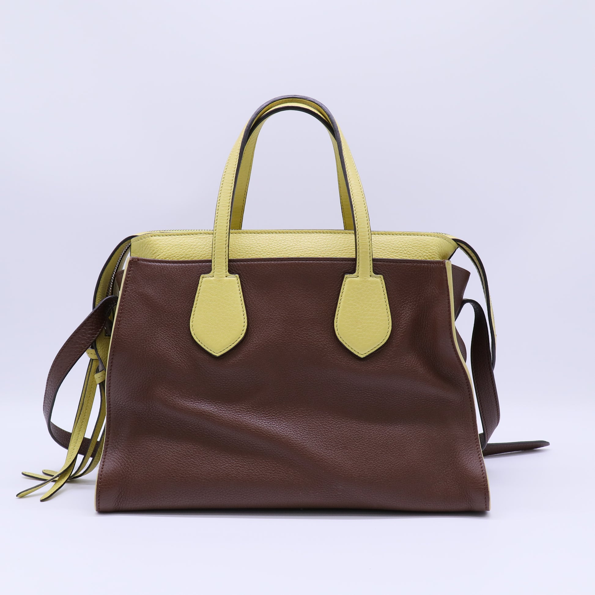 Gucci Ramble Layered Tote Pebbled Leather Medium B21477