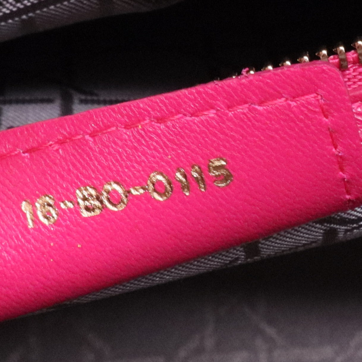 Fuchsia Cannage Quilted Lambskin Leather Medium Lady Dior Bag  B12143
