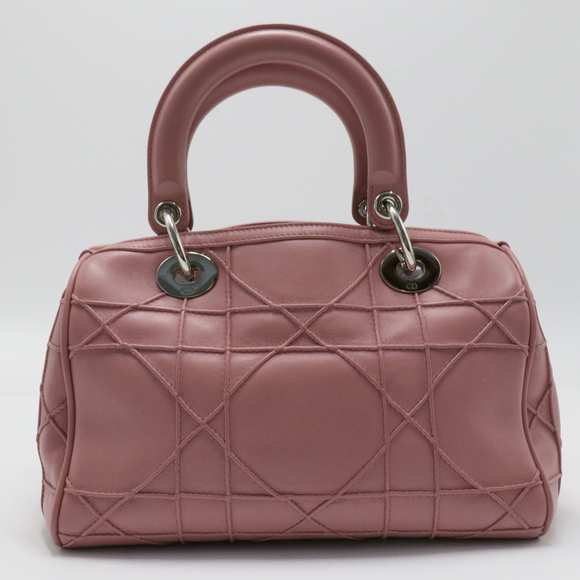 Granville Satchel Cannage Quilt Leather Small