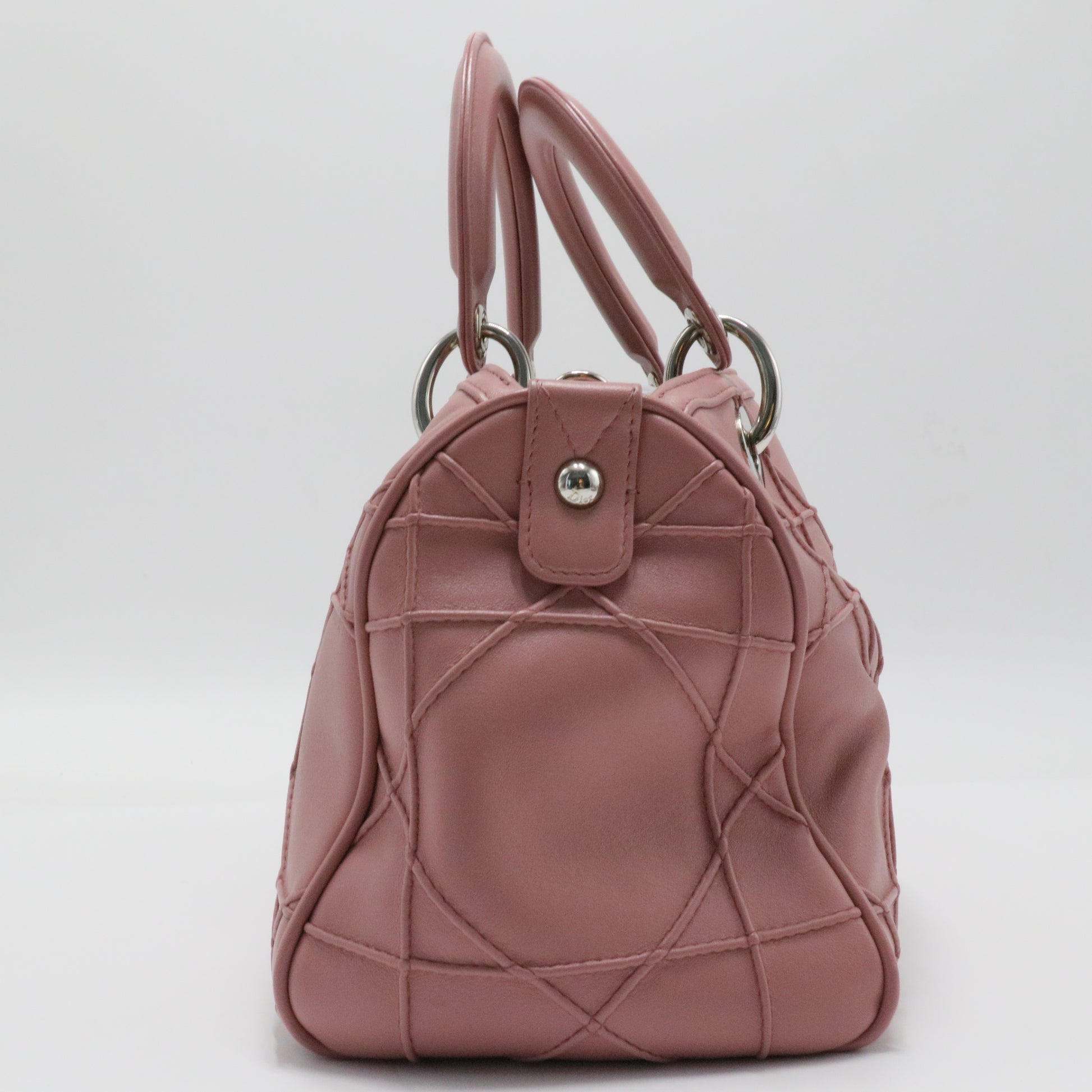 Granville Satchel Cannage Quilt Leather Small