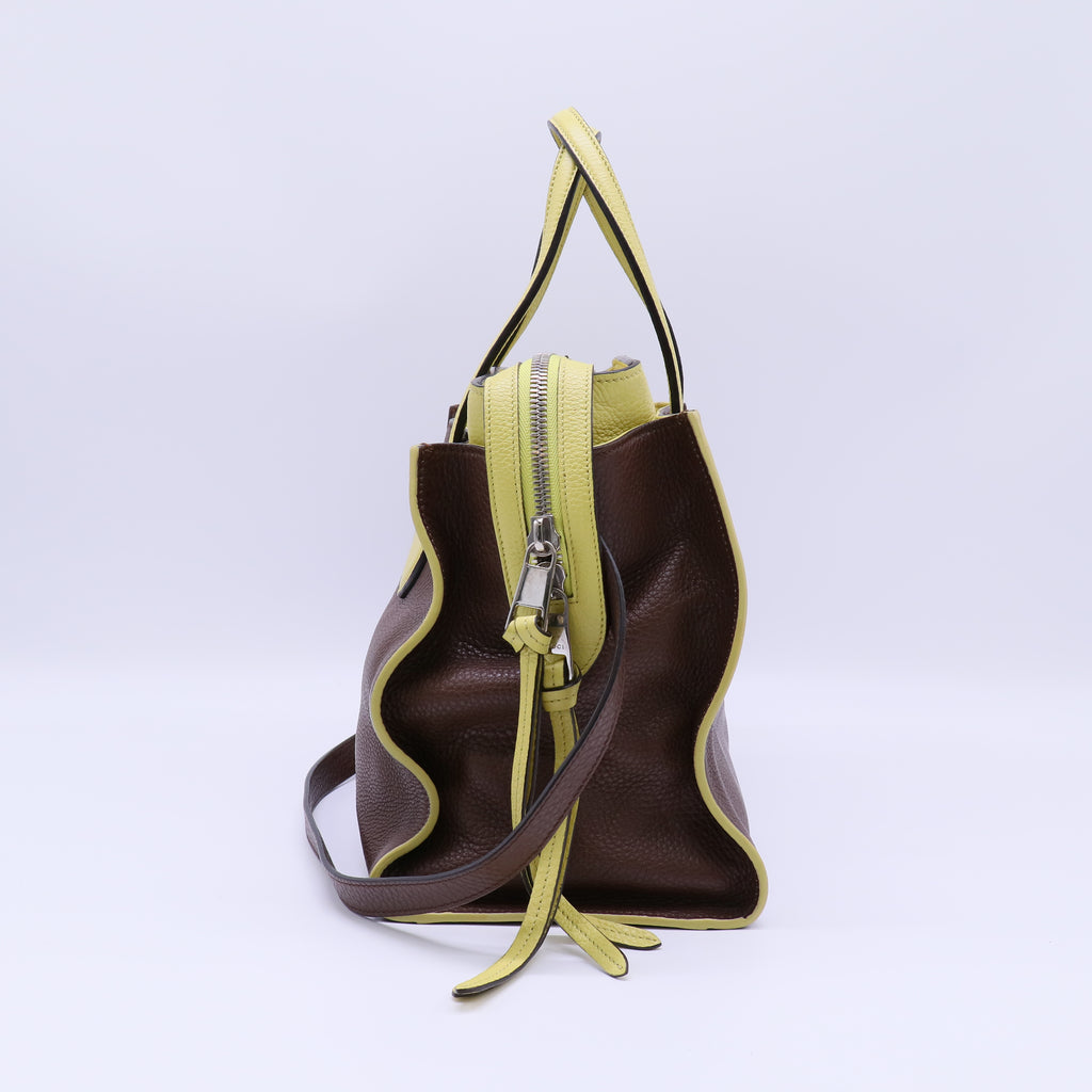 Gucci Ramble Layered Tote Pebbled Leather Medium B21477