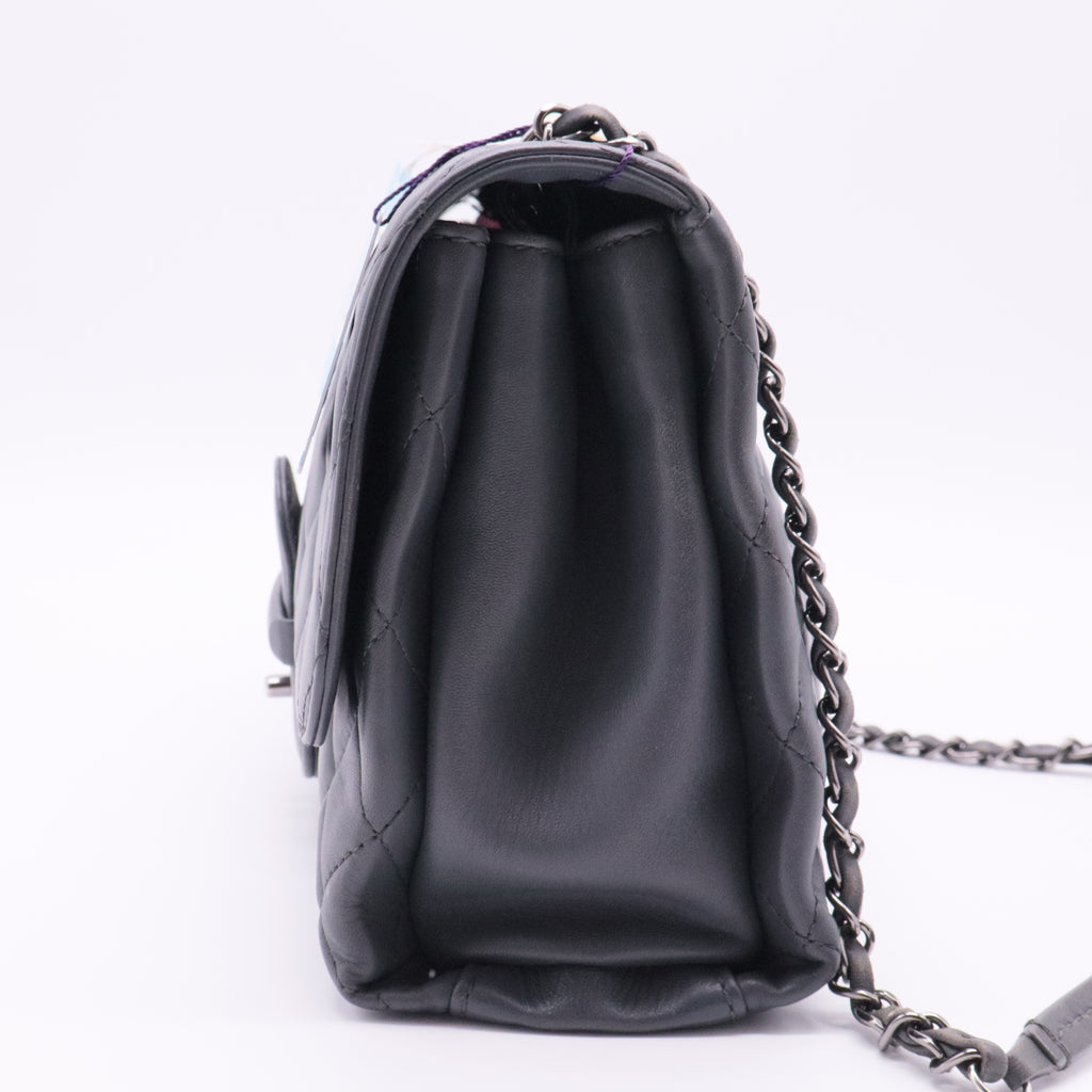 Coco Loop Flap Bag Quilted Lambskin Jumbo twins