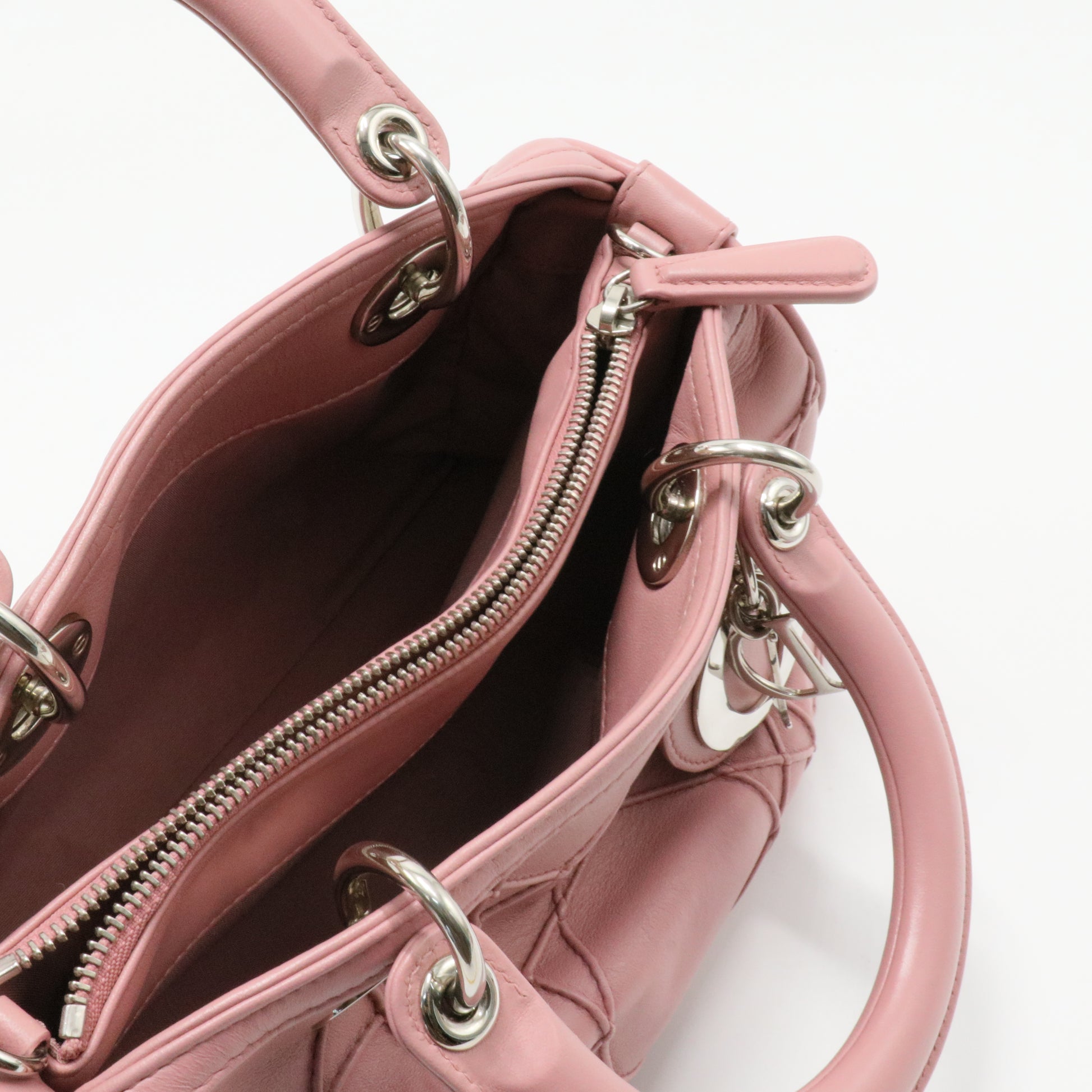 Granville Satchel Cannage Quilt Leather Small
