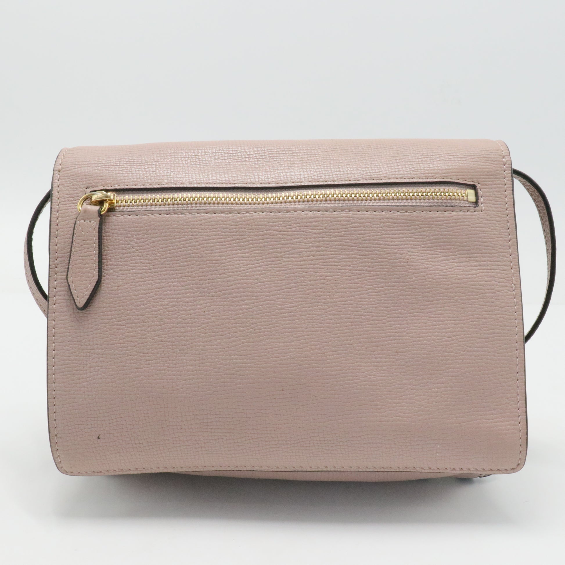 Derby Calfskin House Check Small Macken Crossbody Bag Pale Orchid