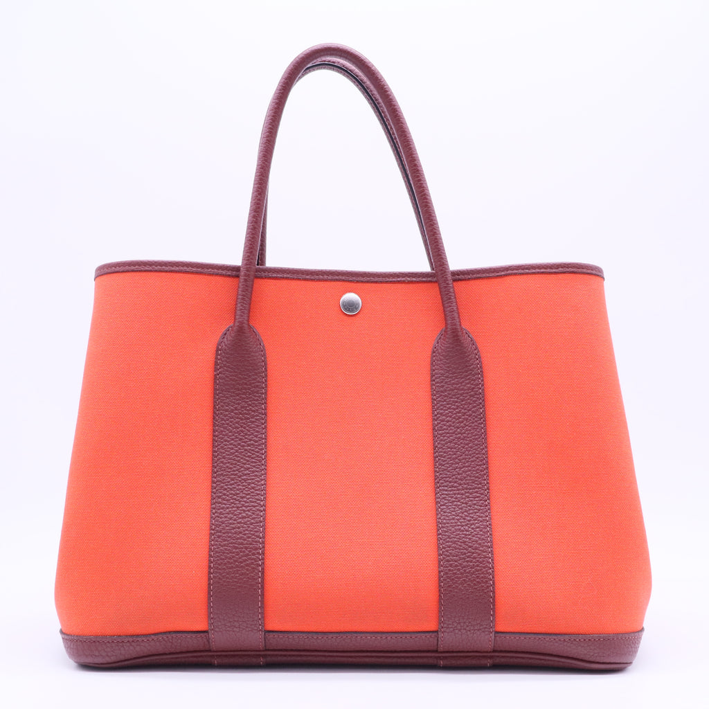 Hermes Toile Garden Party Voyage Bag B20405